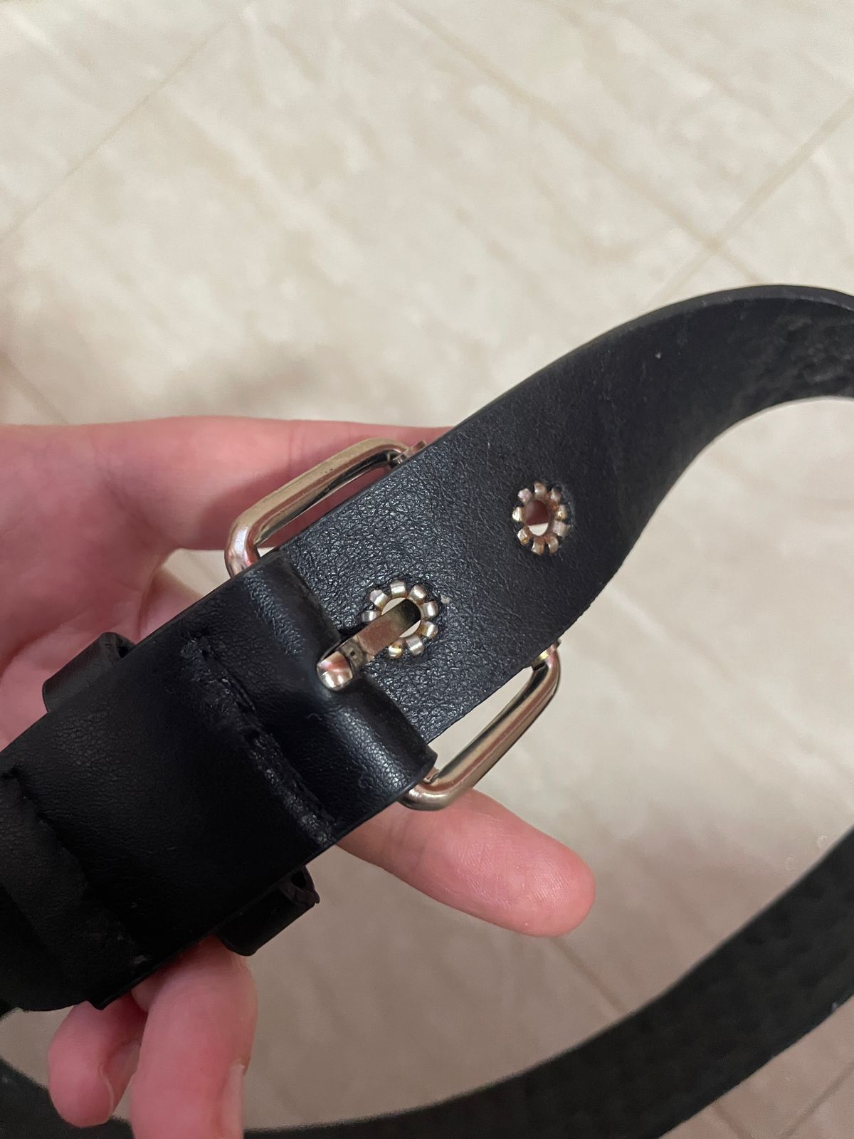 Japanese Brand Pyramid Studded Punk Vintage Belt Y2K Size ONE SIZE - 8 Thumbnail