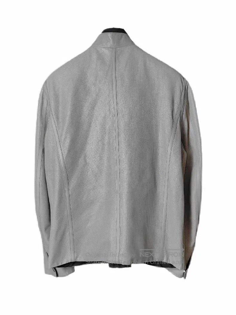 Brioni Brioni Double-faced hollowed-out leather jacket Size US L / EU 52-54 / 3 - 5 Thumbnail