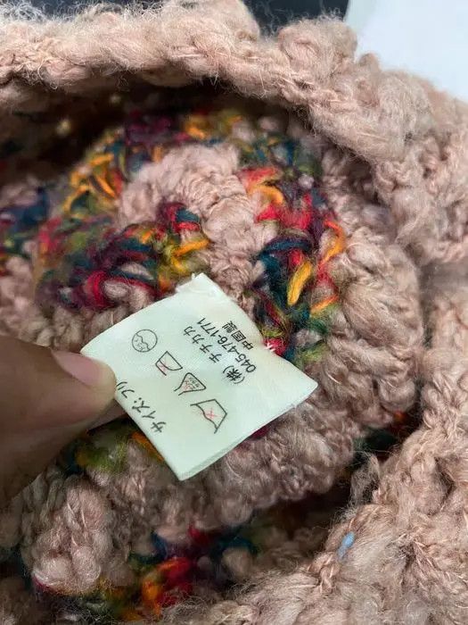 Japanese Brand Titicaca Knit Bobble Beanie Hat Size ONE SIZE - 7 Thumbnail