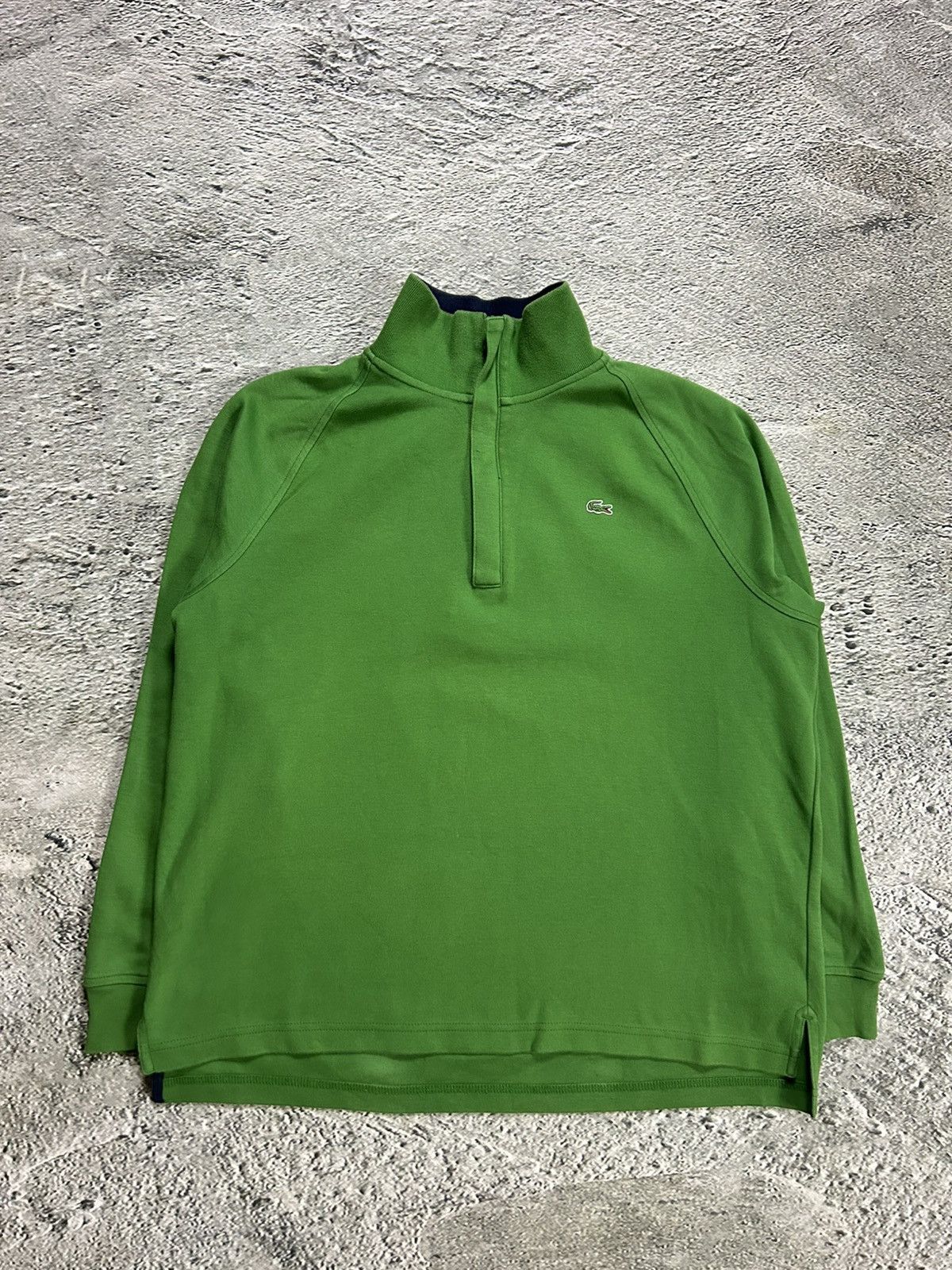 Lacoste Lacoste green sweatshirt half-zip Size US L / EU 52-54 / 3 - 1 Thumbnail