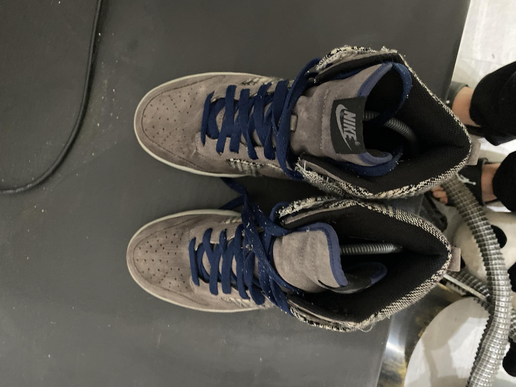 Japanese Brand × Nike × Vintage Nike dunk high tweed pack vintage y2k 90s Size US 10.5 / EU 43-44 - 3 Thumbnail