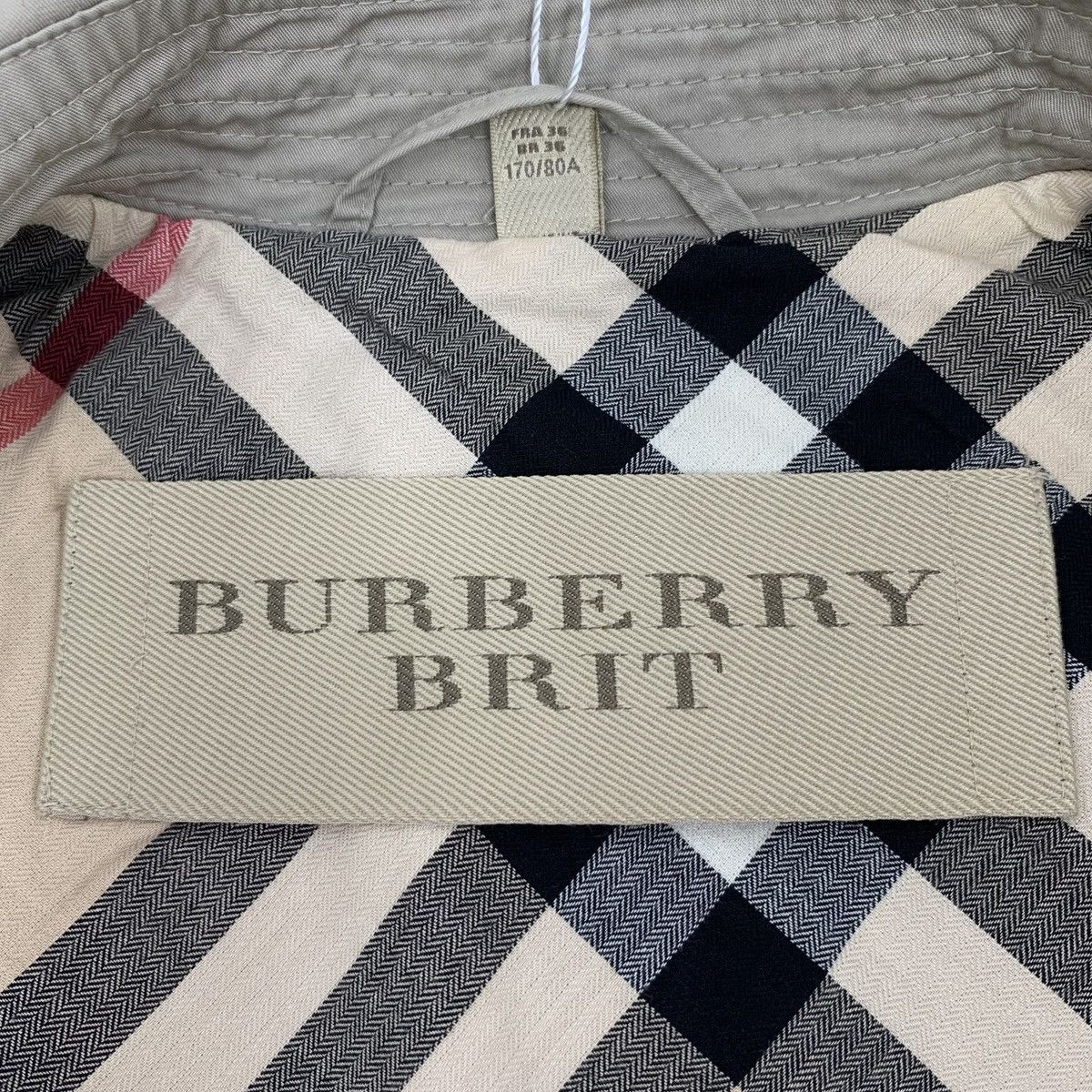 Burberry Burberry Khaki Cotton Belted Section Trench Coat Size S / US 4 / IT 40 - 5 Thumbnail