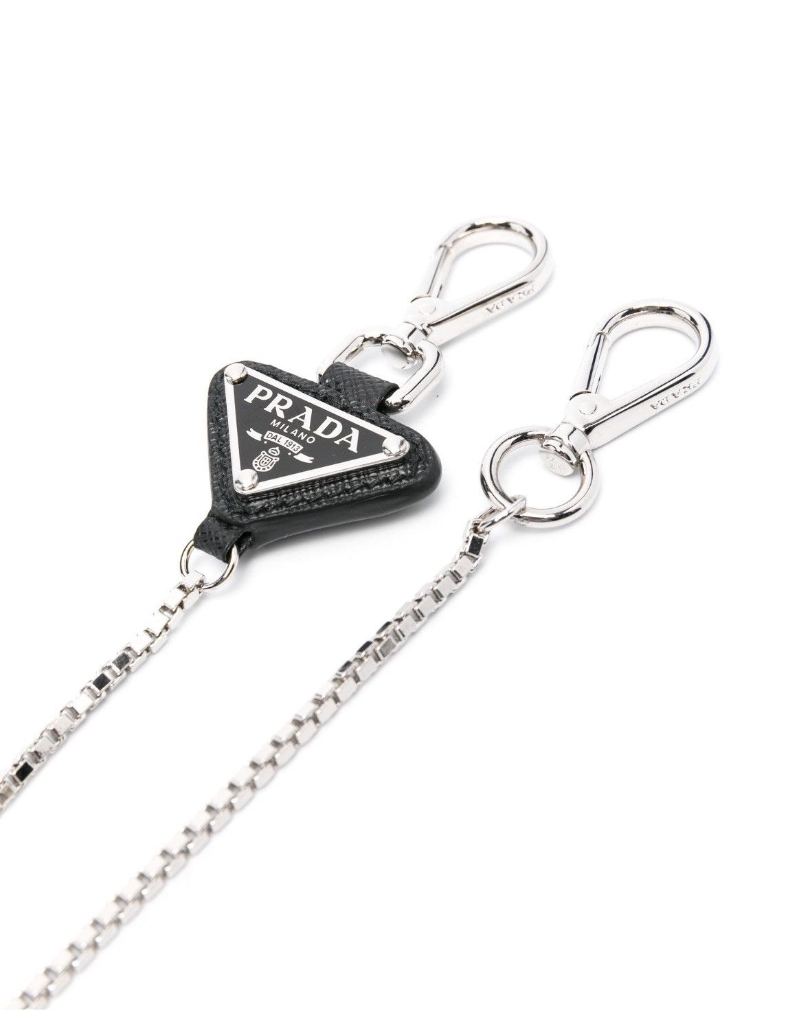 NWT Prada Triangle logo chain / wallet chain
