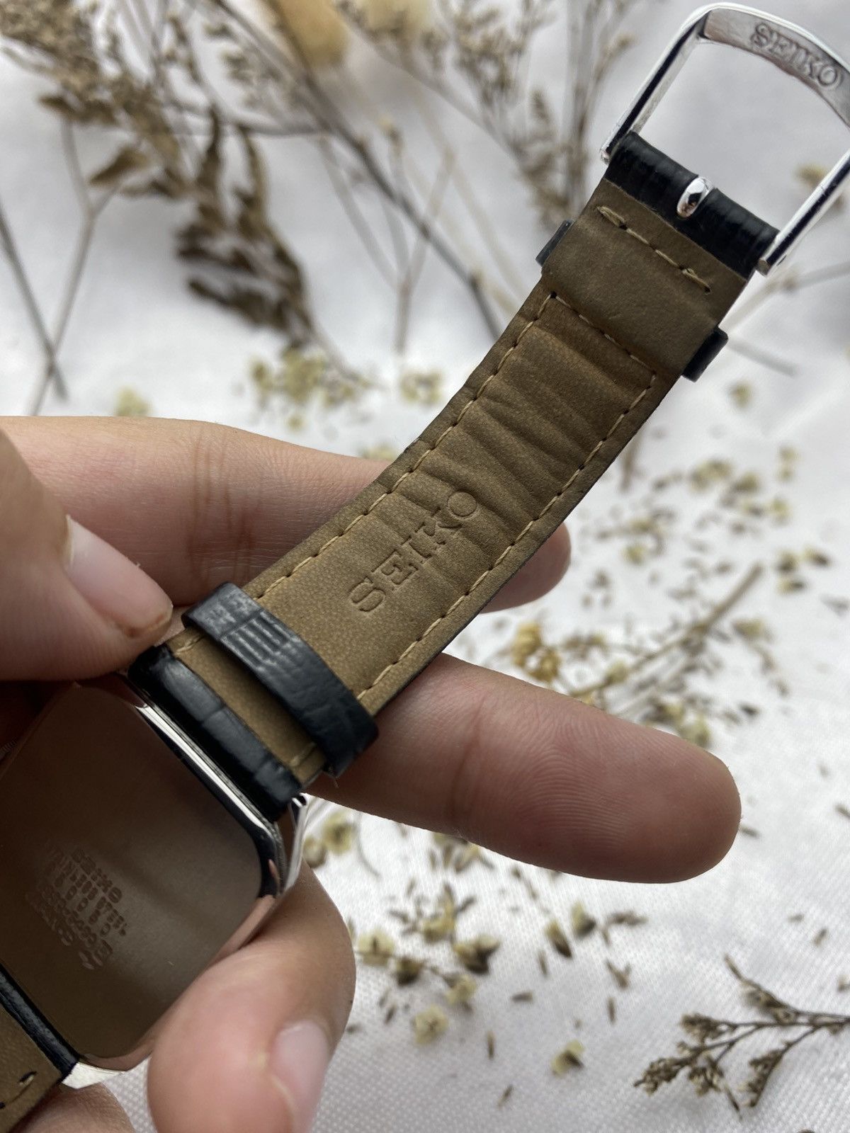 Seiko Seiko Tank Roman Index Inc Box Size 32 - 7 Thumbnail