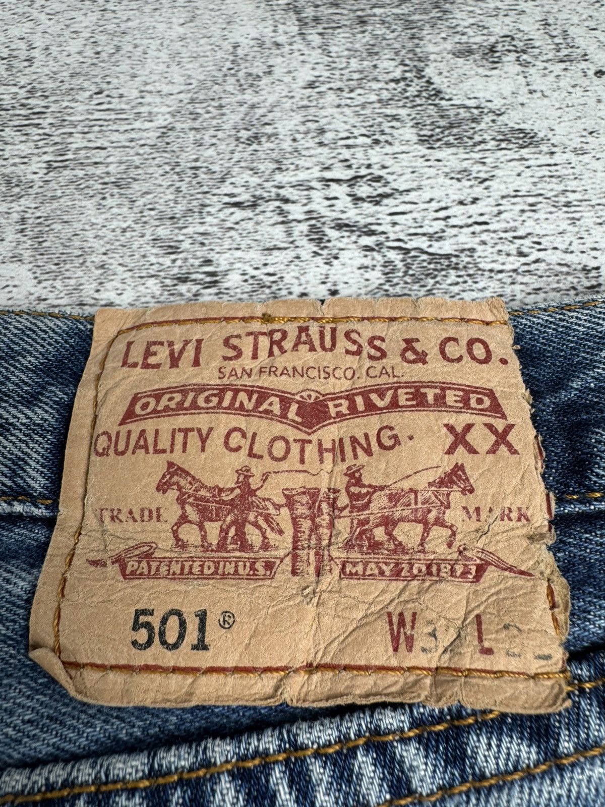 Levi's Levis 501 Classic 32/32 Denim Straight USA 90s Jeans Pants Trousers Size US 32 / EU 48 - 11 Thumbnail