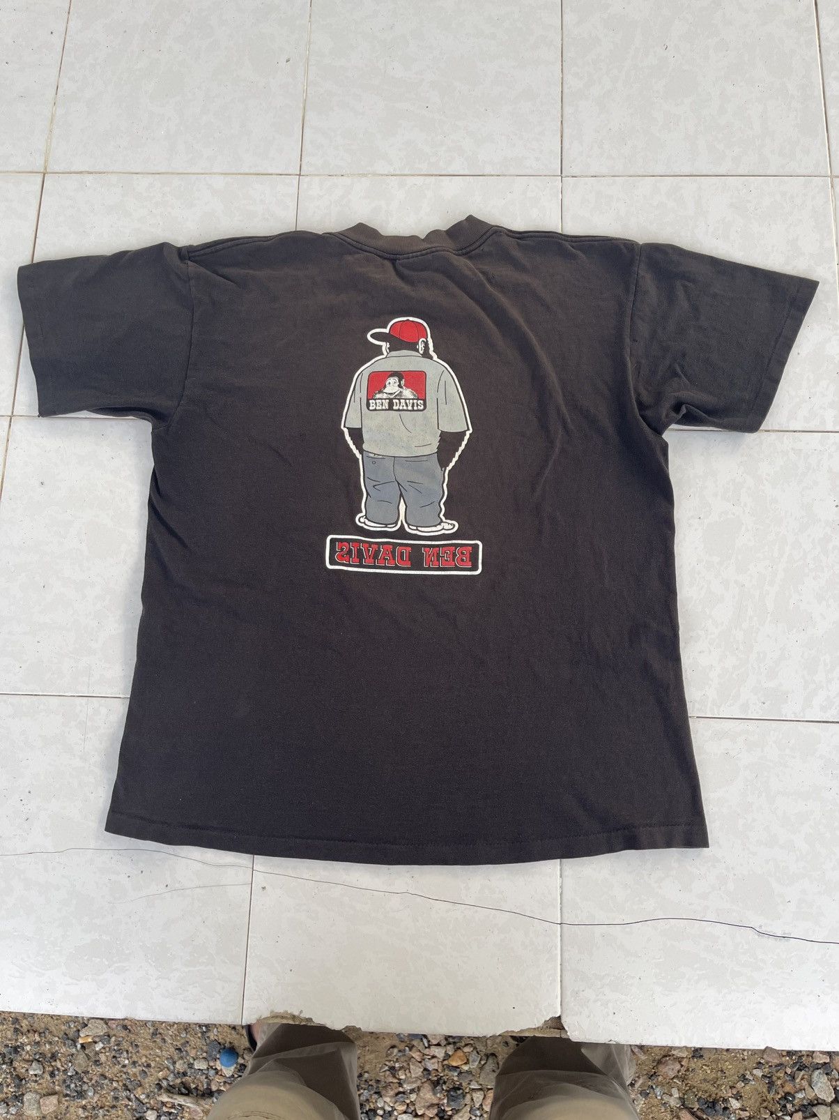 Ben Davis Thrashed 90's Vintage Ben Davis Gorilla Disstressed Tee Size US L / EU 52-54 / 3 - 7 Thumbnail