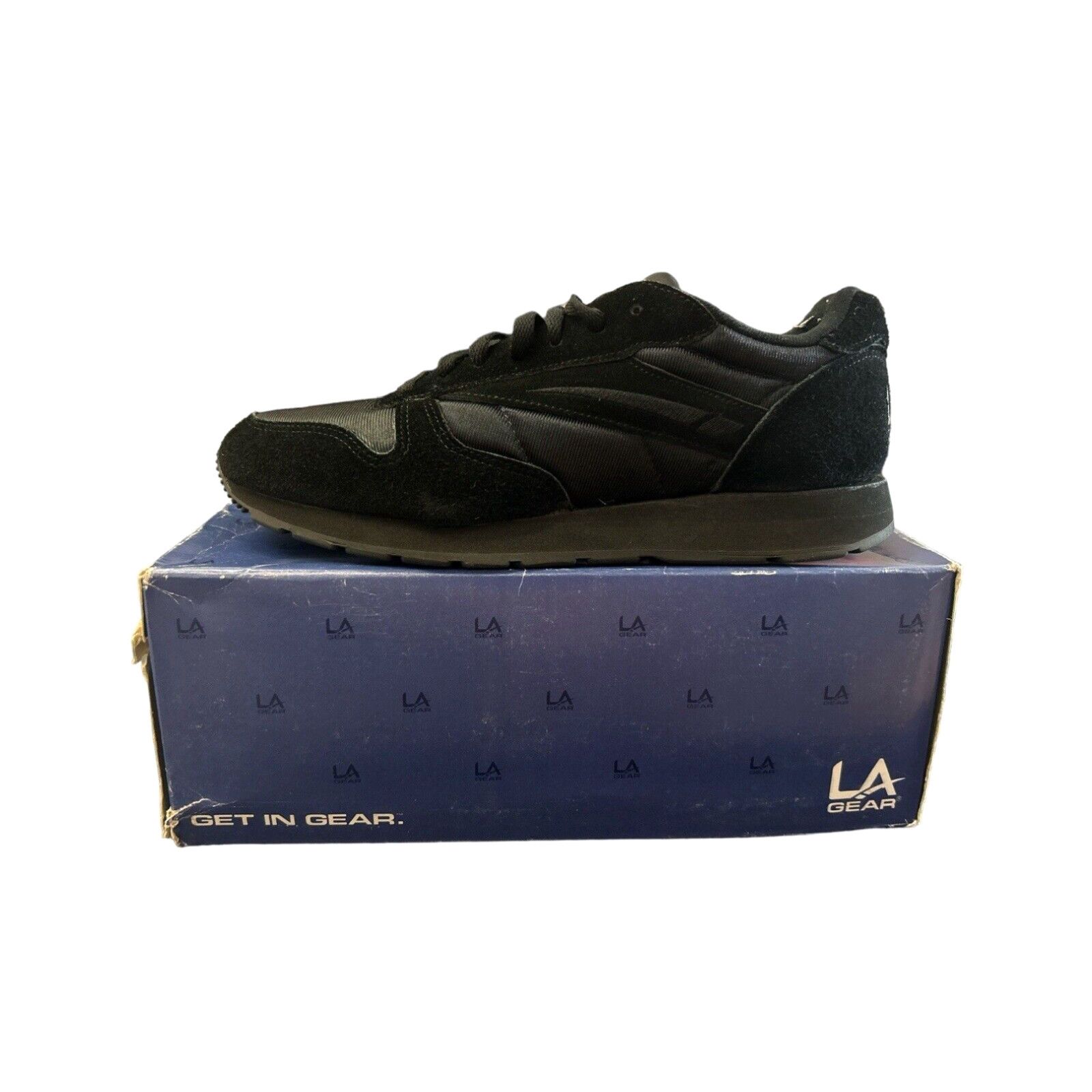 image of Vintage La Gear Vintage Racer Running Sneakers Mens Size 9 90's 1992 in White