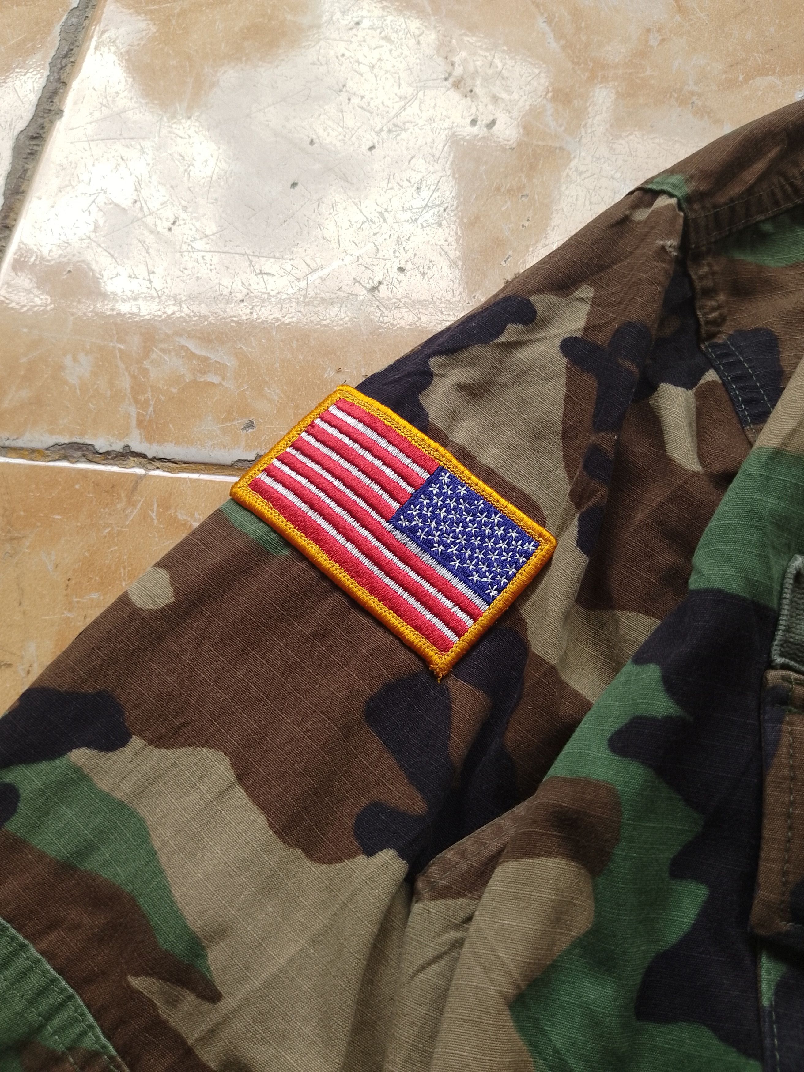 Vintage Vintage US ARMY Coat Hotweather Woodland Camo Size US M / EU 48-50 / 2 - 4 Thumbnail