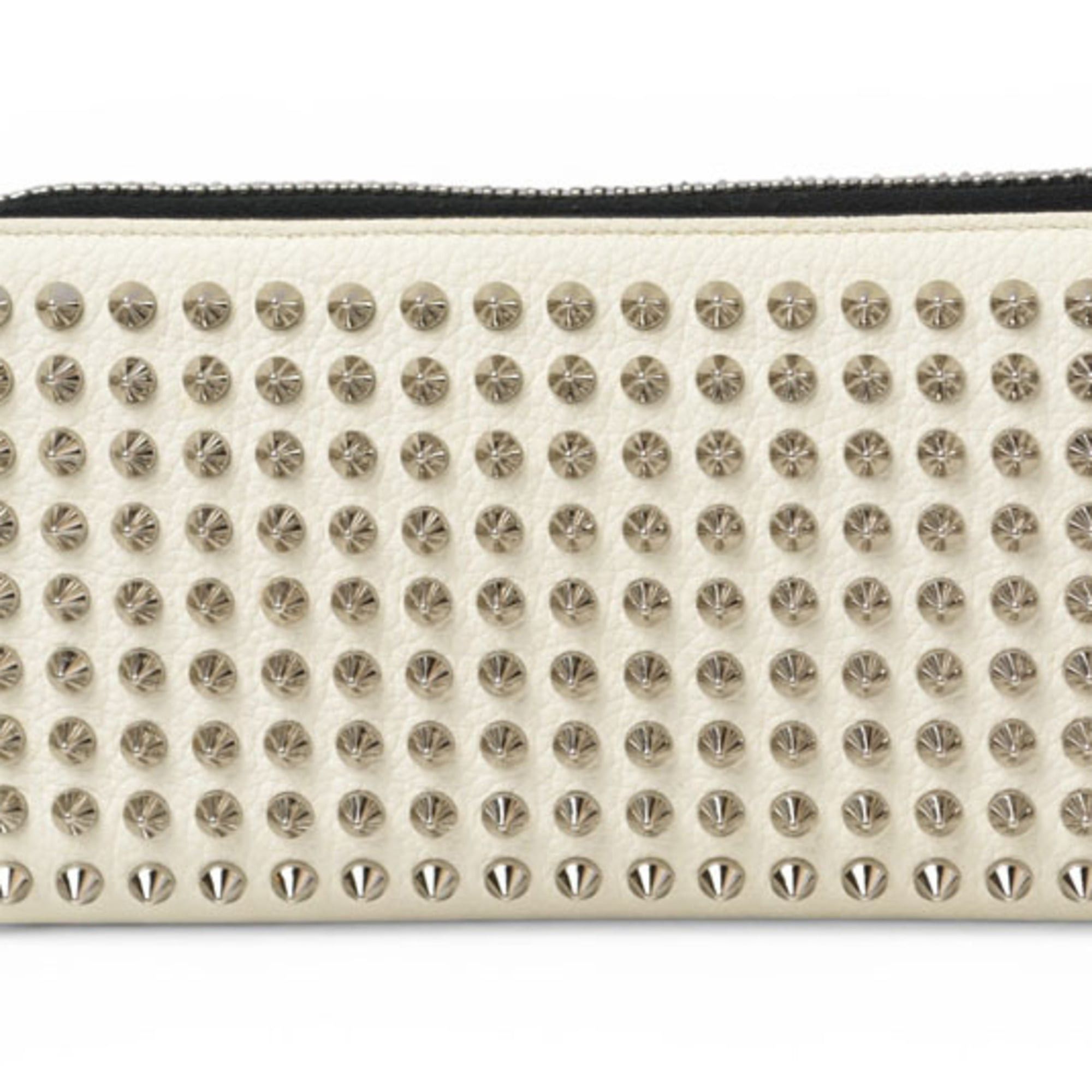 Christian Louboutin Christian Louboutin Panettone Zipped Long Wallet, White, 1165044W167 Size ONE SIZE - 1 Thumbnail