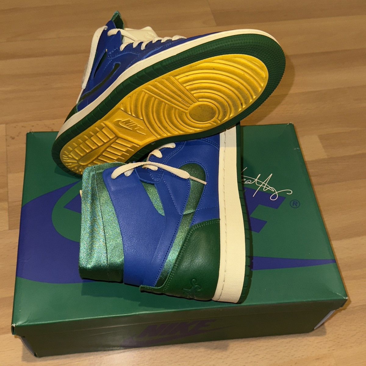 Nike Nike Air Jordan 1 Zoom CMFT SP Aleali May “Califia” Size US 11.5 / EU 44-45 - 10 Thumbnail