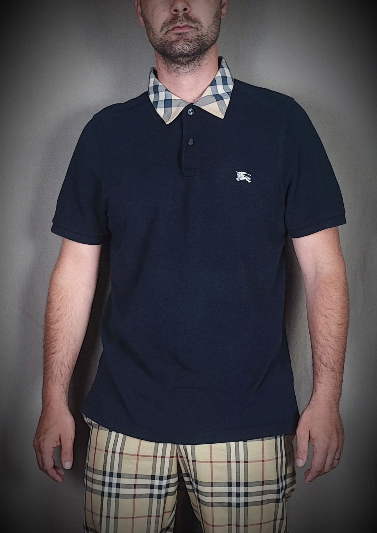 Burberry 🔥 Burberry Polo size L Black 🔥 Size US L / EU 52-54 / 3 - 3 Thumbnail