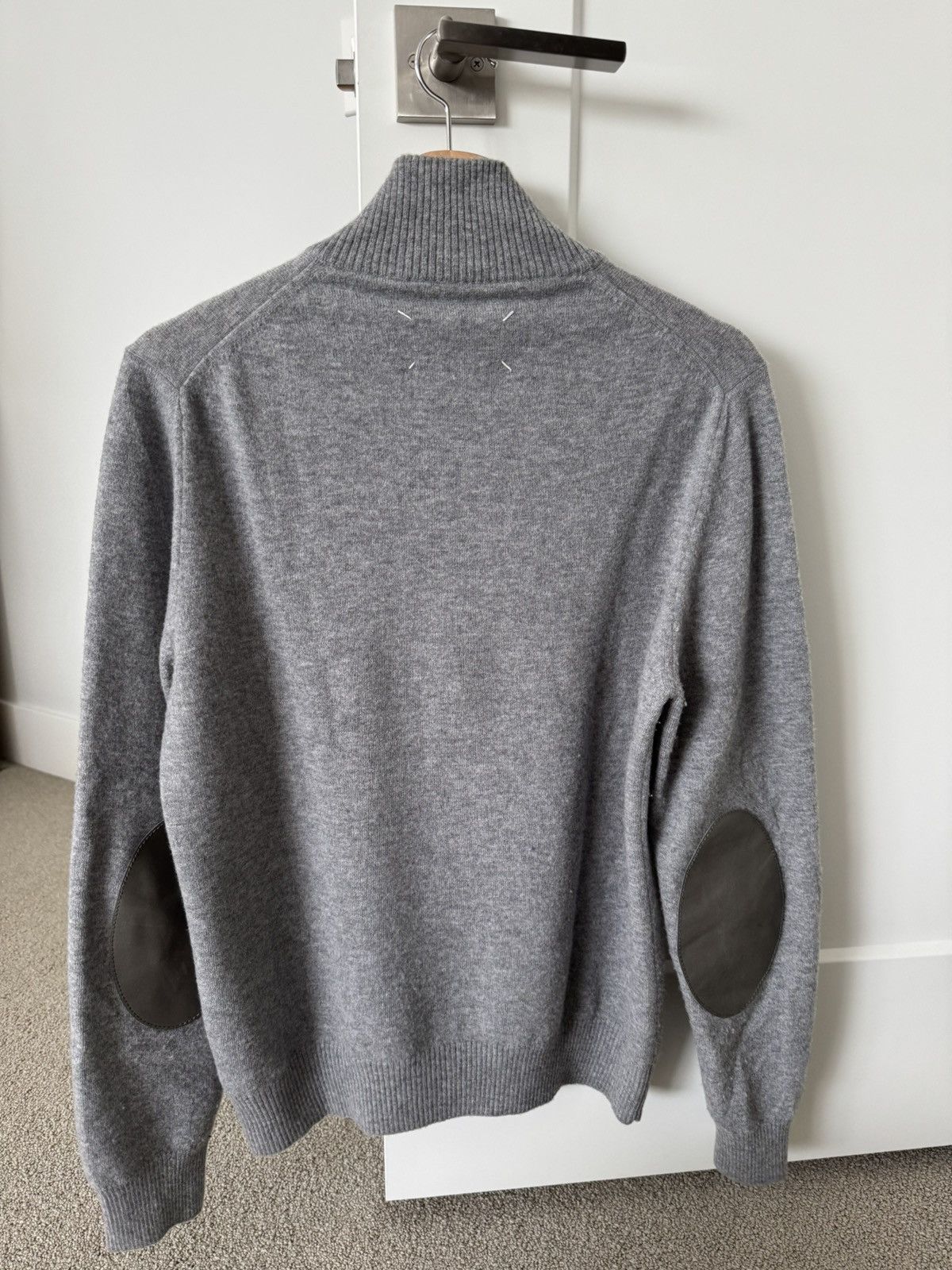 Maison Margiela MMM14 Half Zip Sweater - Medium Size US M / EU 48-50 / 2 - 2 Thumbnail
