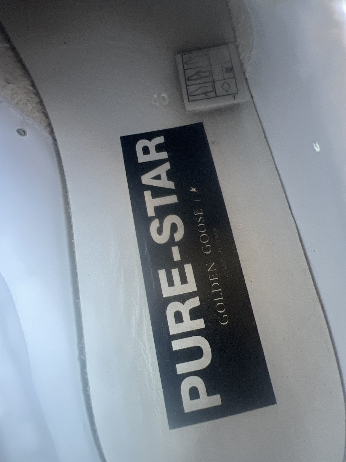 Golden Goose GOLDEN GOOSE PURE STAR WHITE LEATHER Size US 7 / EU 40 - 8 Thumbnail