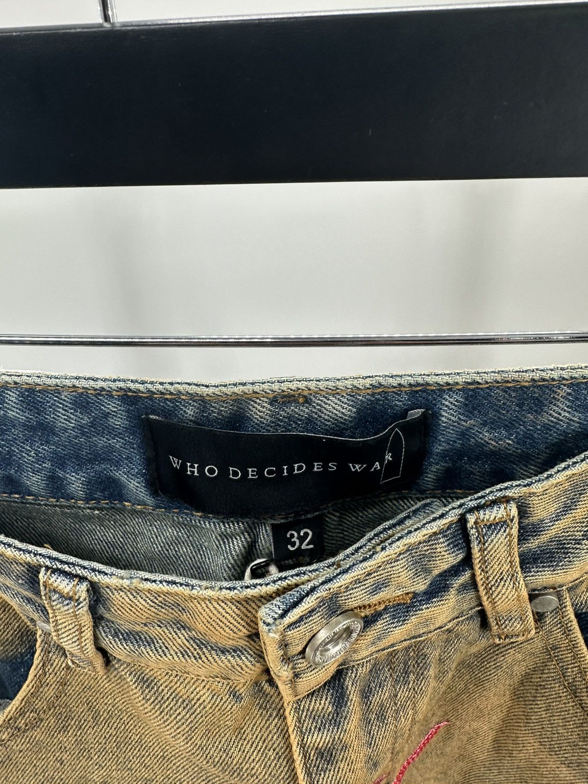 Who Decides War WHO DECIDES WAR Liberty Denim Jeans Size US 32 / EU 48 - 7 Thumbnail