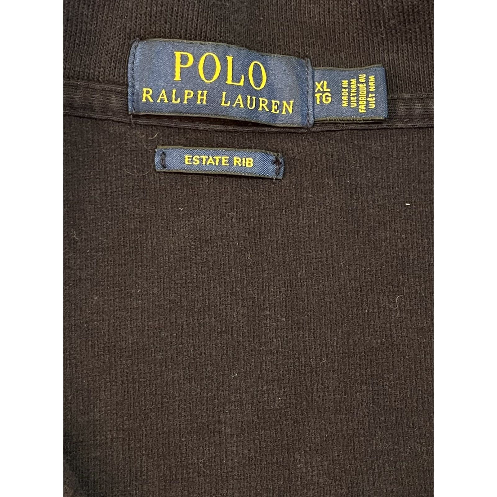 Polo Ralph Lauren Polo Ralph Lauren Estate Rib Sweater 1/4 Zip Mock Neck Pullover Blue XL Mens 1990s Designer Knit Size US XL / EU 56 / 4 - 3 Thumbnail