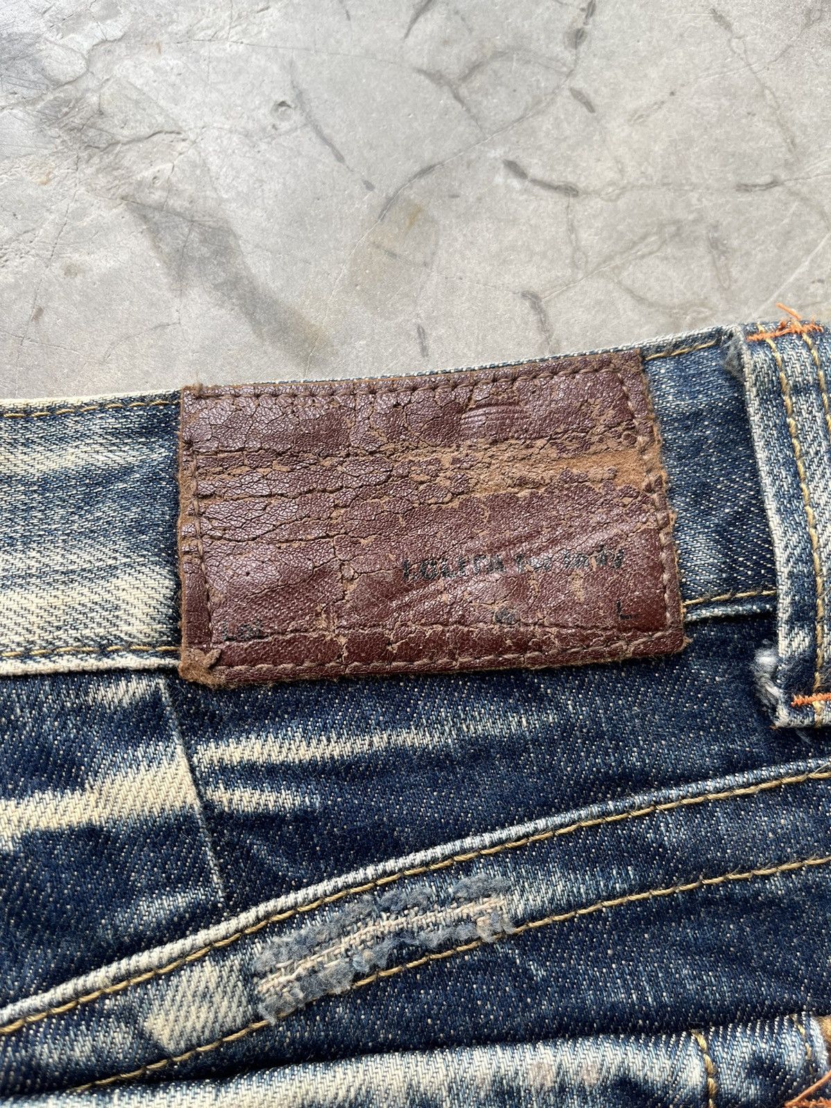 Lolita Jeans Flare Jeans yoshimori nara lolita distressed mud rusty Size US 30 / EU 46 - 5 Thumbnail