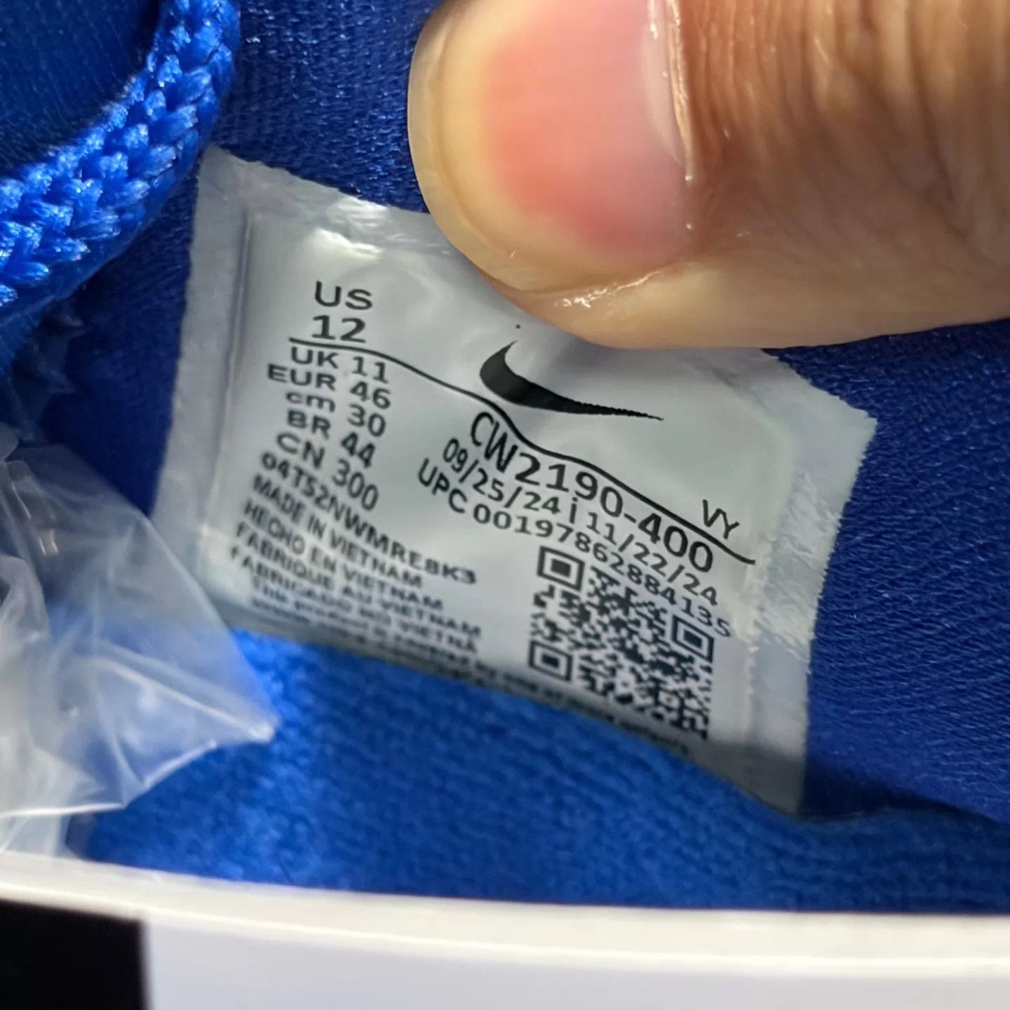 Nike Nike Kobe 6 zk6 Dodge White Blue 46 Size US 12 / EU 45 - 8 Thumbnail