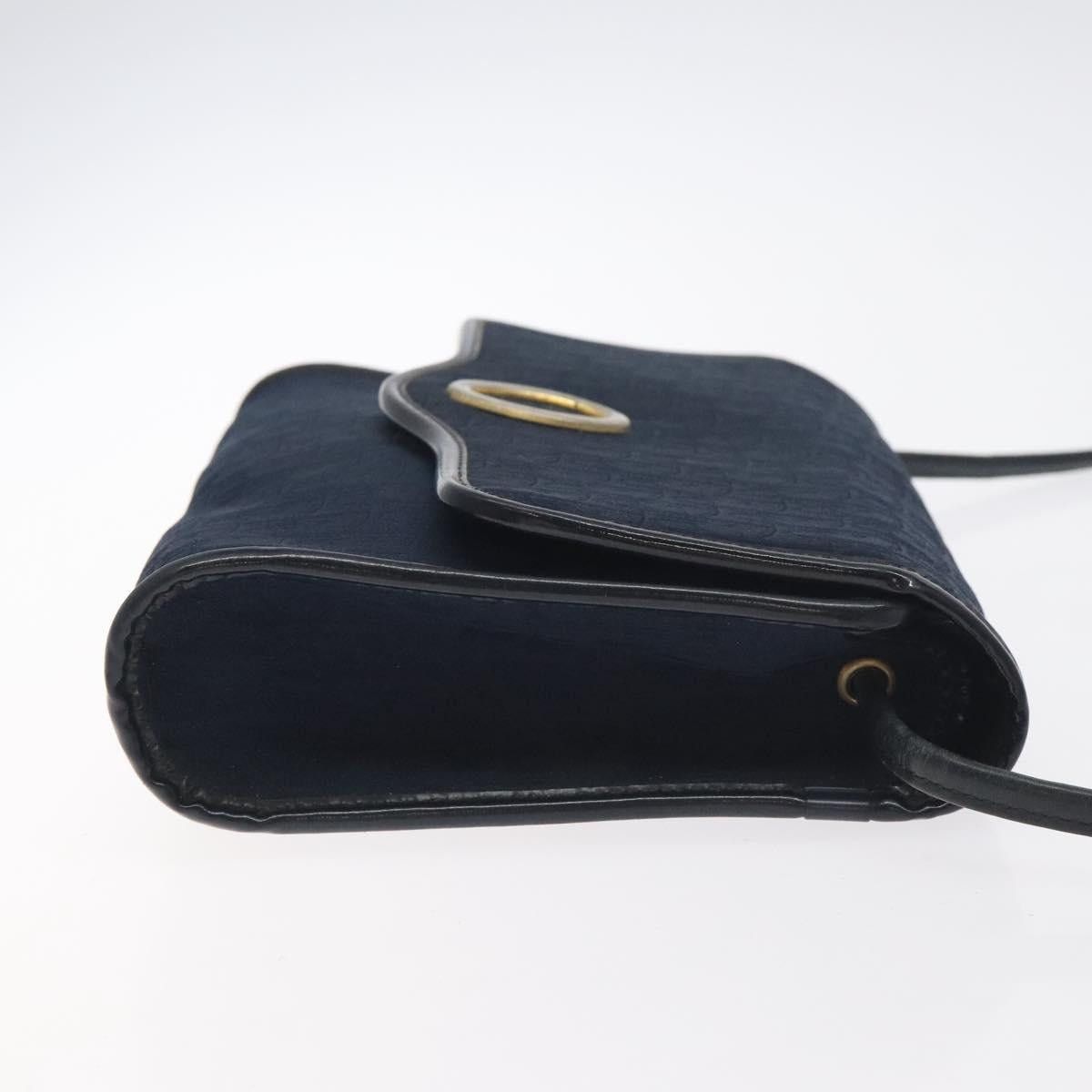 Dior DIOR Trotter Canvas Shoulder Bag Navy Size ONE SIZE - 4 Thumbnail