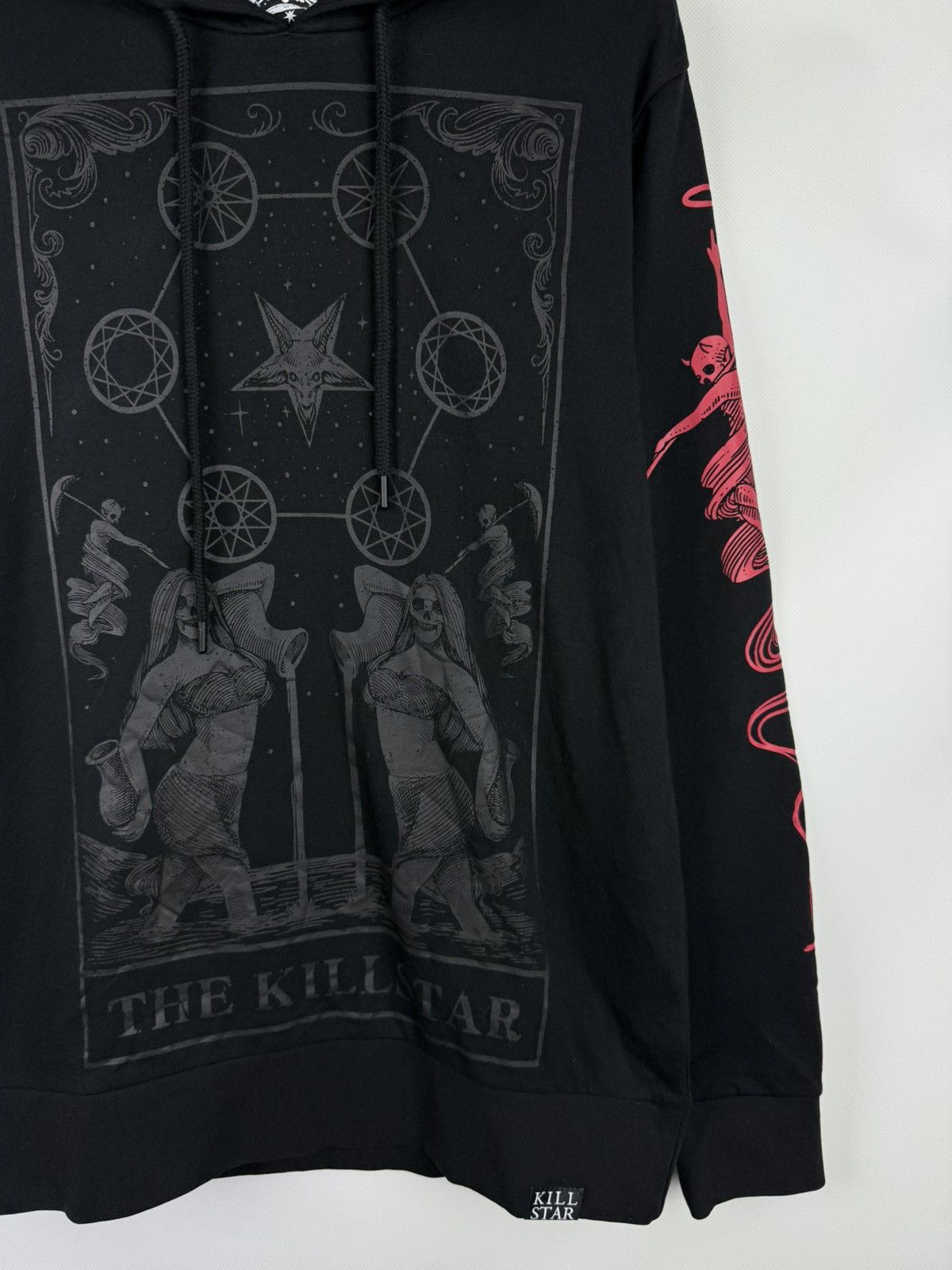 Killstar Killstar Men’s Gothic Big Logo Hoodie Pullover Size L Size US L / EU 52-54 / 3 - 6 Thumbnail