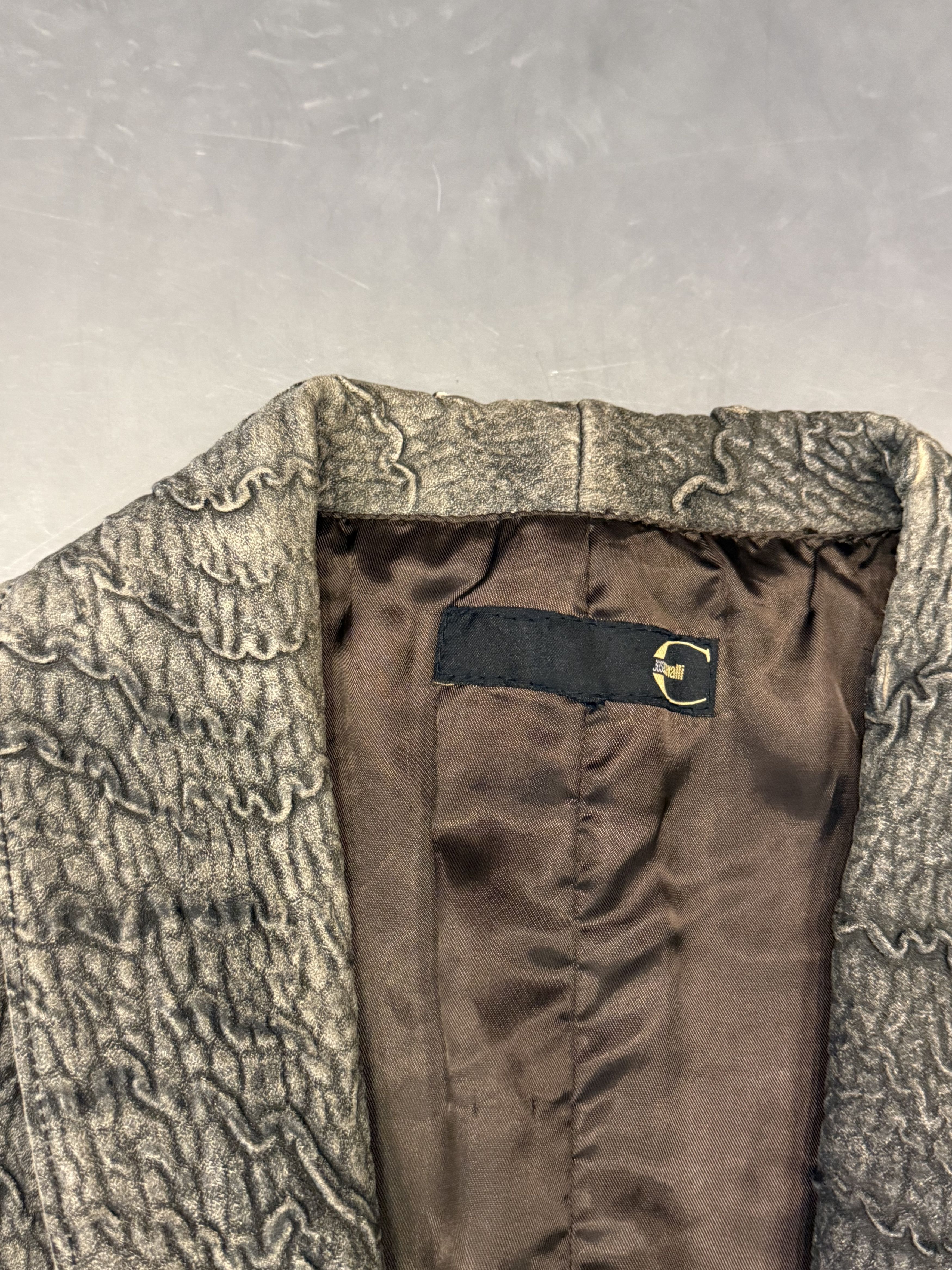 Just Cavalli Just Cavalli vintage texturized leather fitted jacket Size M / US 6-8 / IT 42-44 - 6 Thumbnail