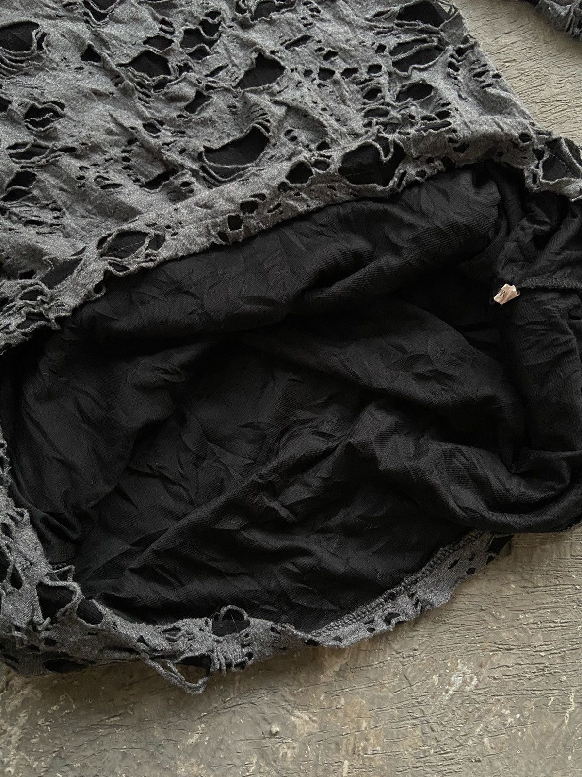 KMRii 2000s Vkei Style - Crazy Destressed Long Sleeve Tee Size L / US 10 / IT 46 - 5 Thumbnail