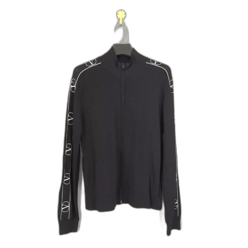 Valentino Valentino Black Casual Stand Collar Jacket Size US L / EU 52-54 / 3 - 1 Thumbnail