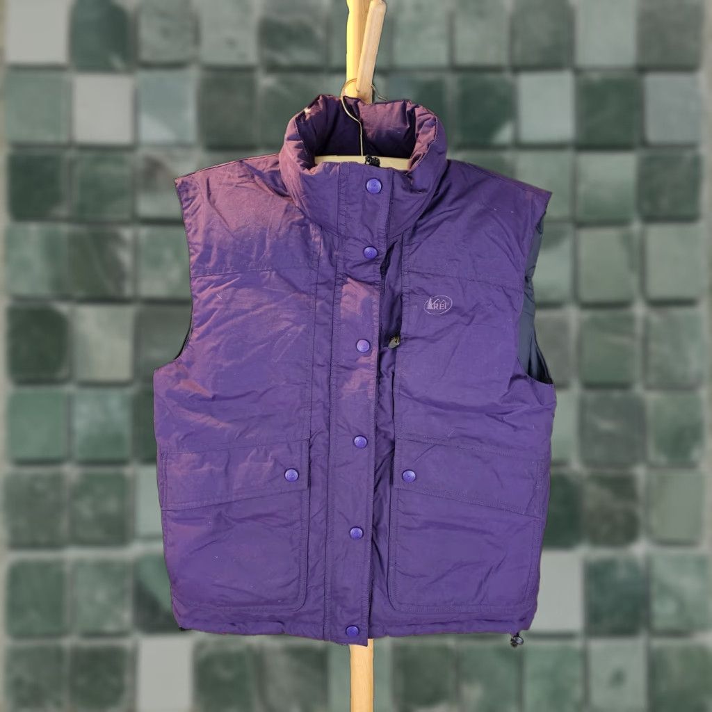 Vintage VINTAGE REI Purple DOWN Vest WOMEN'S Small Size L XS? Size L / US 10 / IT 46 - 1 Thumbnail