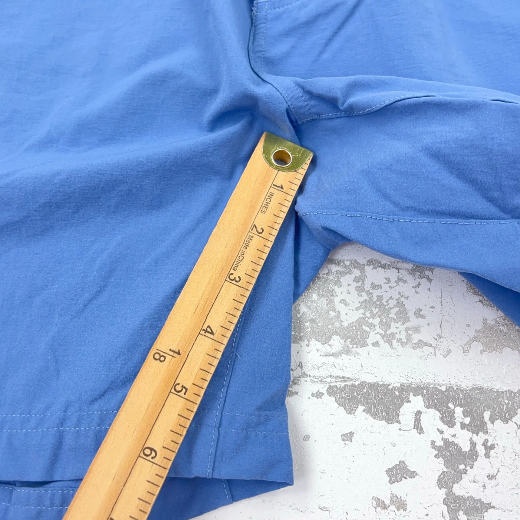 Vintage Simms Shorts Men L 34 Blue Performance Fishing Chino Pocket 5-Pocket Inseam 10 in Regular Size US 33 - 6 Thumbnail
