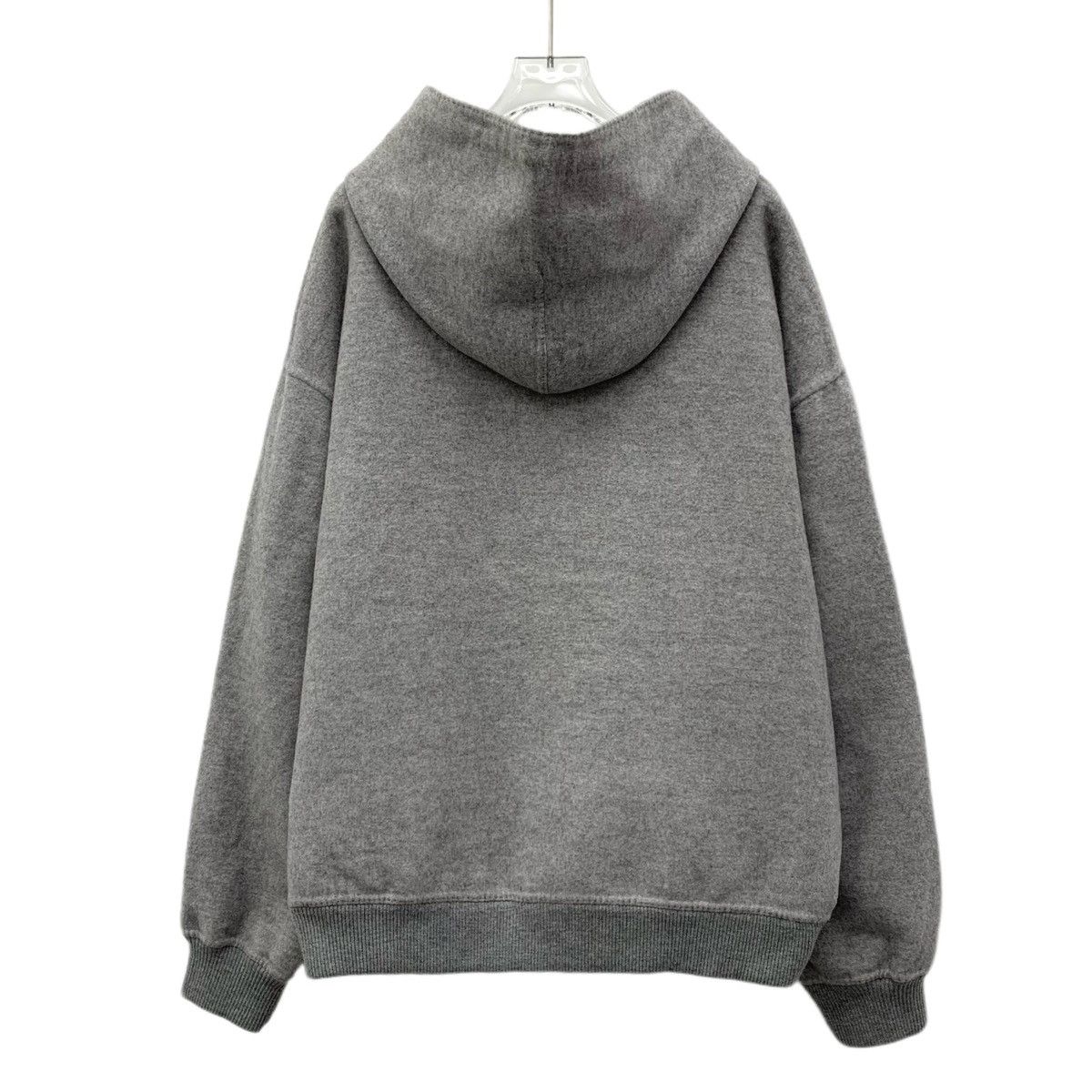 Louis Vuitton Louis Vuitton Gray Hanging Manual Wool Hooded Sweatshirt Size L / US 10 / IT 46 - 2 Thumbnail