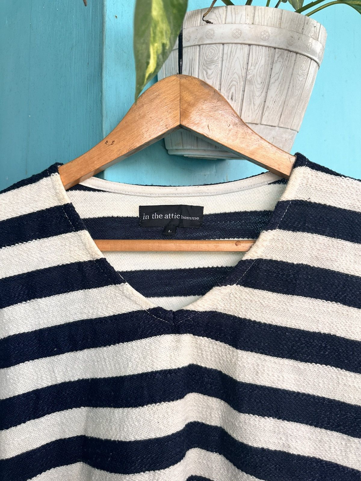 In The Attic In The Attic Homme Pattern Stripe Knit Size L / US 10 / IT 46 - 3 Thumbnail