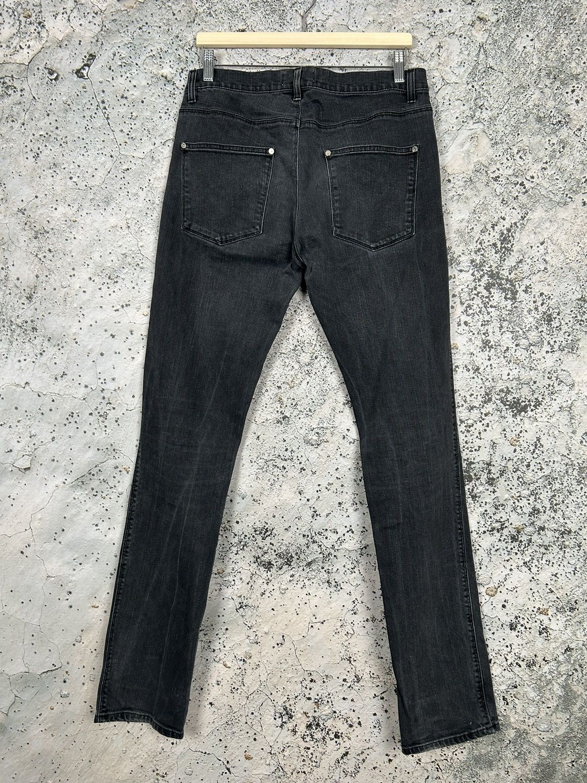 Acne Studios Vintage Acne Studios Max Used Cash Washed Black Denim Hype Size US 32 / EU 48 - 4 Thumbnail