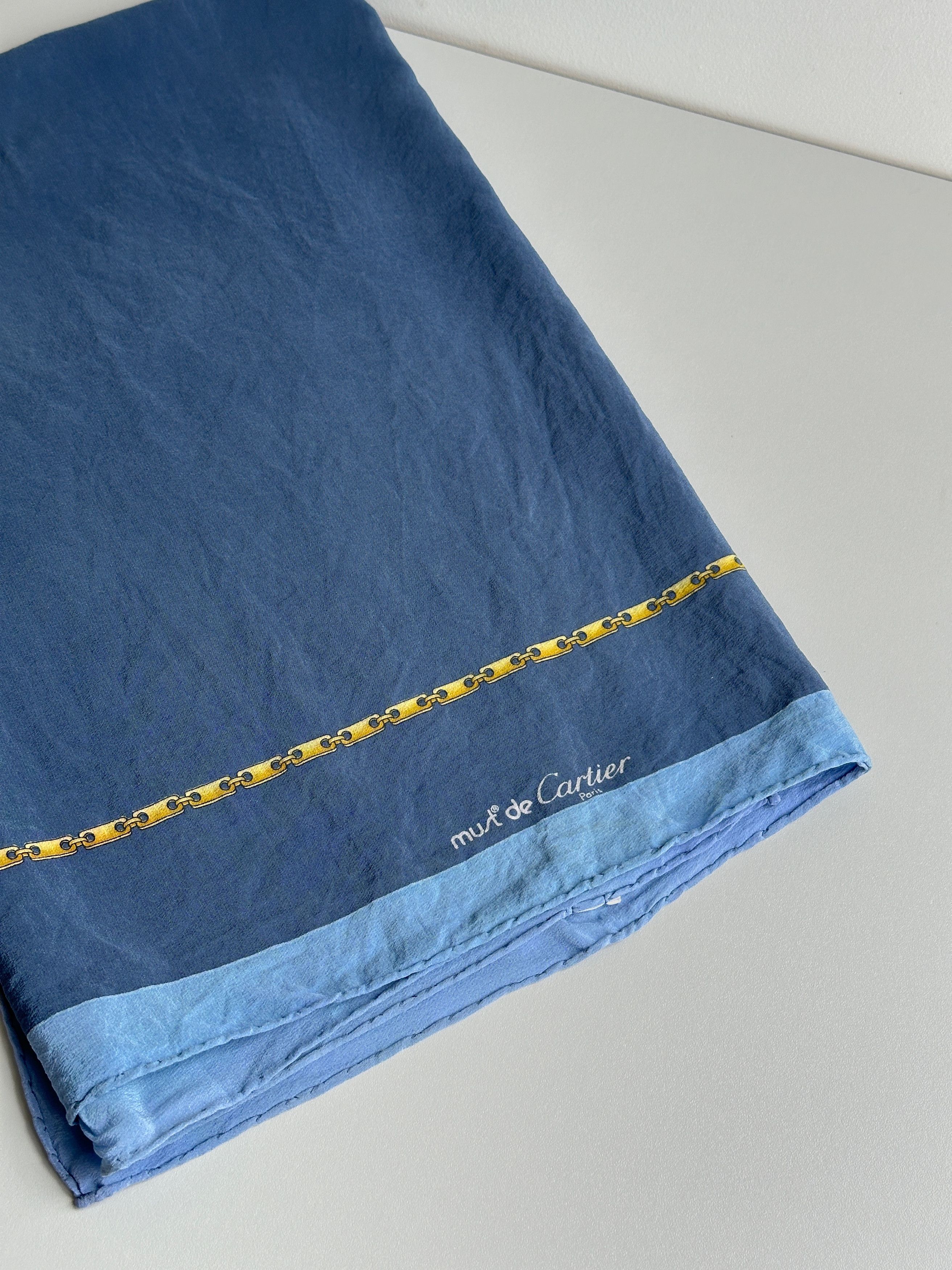 Cartier Vintage Cartier Silk Scarf Size ONE SIZE - 5 Thumbnail