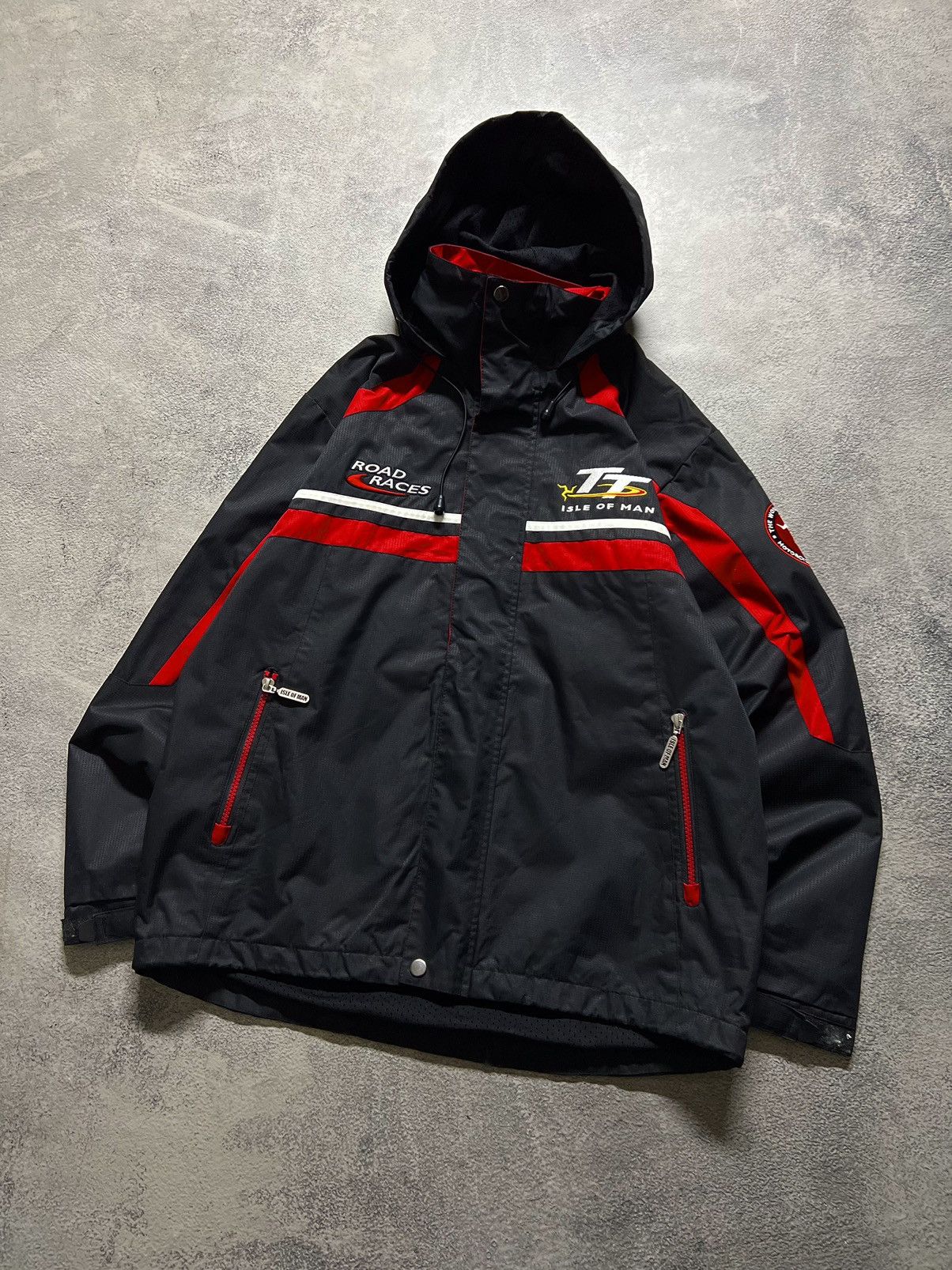 Vintage Vintage Y2k Isle Of Man Road Races Nylon Racing Jacket 00’s Size US S / EU 44-46 / 1 - 5 Thumbnail
