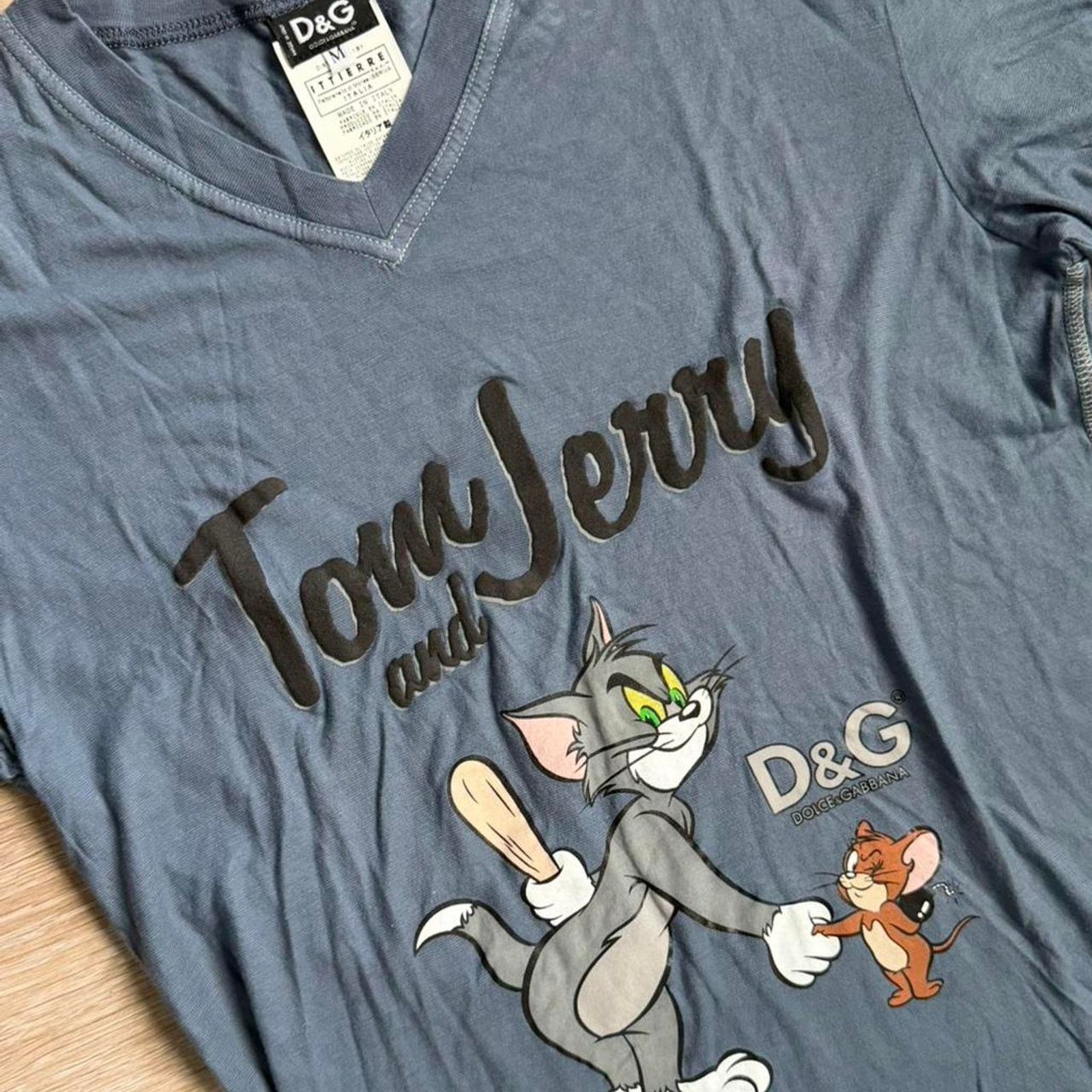 Dolce & Gabbana Dolce and Gabbana D&G Tom and Jerry Y2K Graphic TShirt Size US M / EU 48-50 / 2 - 4 Thumbnail