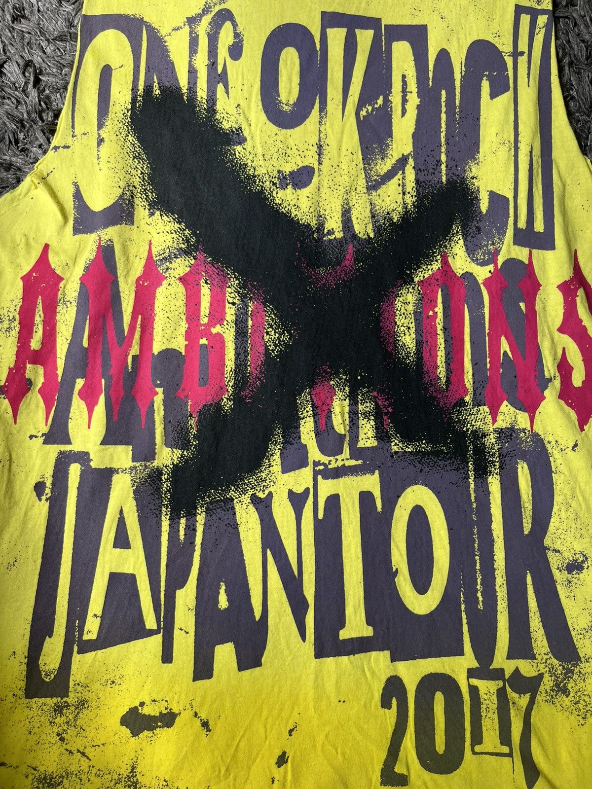 Band Tees One Ok Rock Ambitions Punk Band SleeveLess Size US M / EU 48-50 / 2 - 3 Thumbnail