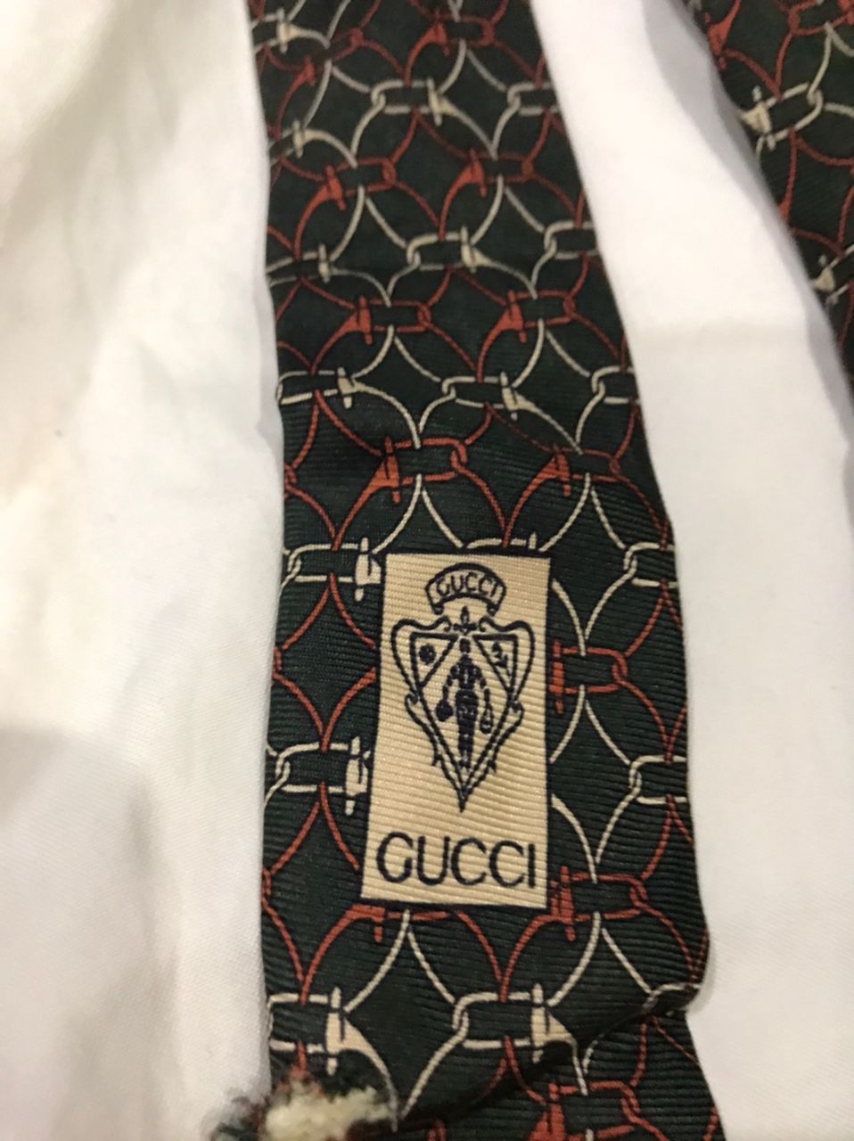 Gucci Gucci ties distressed made in italy Size ONE SIZE - 1 Thumbnail