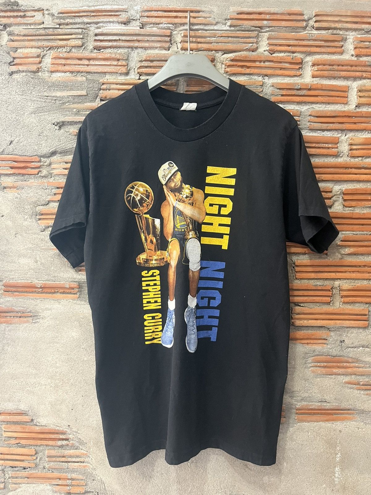 NBA NIGHT NIGHT Stephen Curry 21’s-22’s Champions Tshirt Size US M / EU 48-50 / 2 - 2 Thumbnail