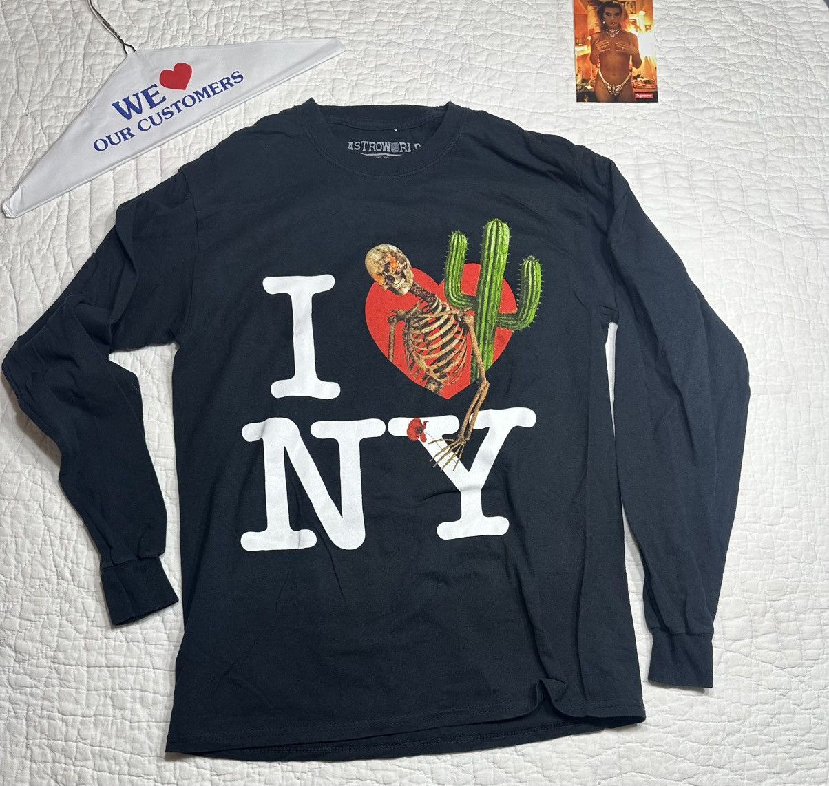 Travis Scott Travis Scott MSG 2 Night Exclusive I❤️NYC Long Sleeve/ Small Size US S / EU 44-46 / 1 - 1 Thumbnail