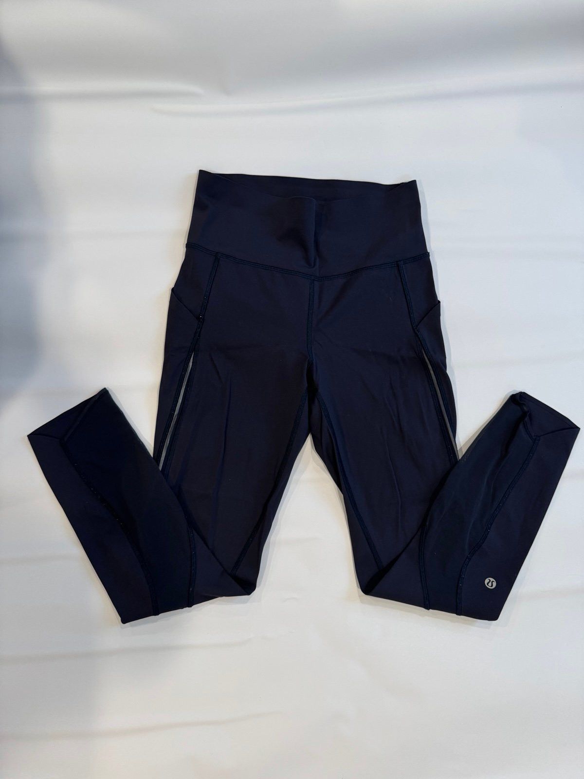 Lululemon Lululemon Blue Navy Leggins 6 Size 28" / US 6 / IT 42 - 1 Thumbnail