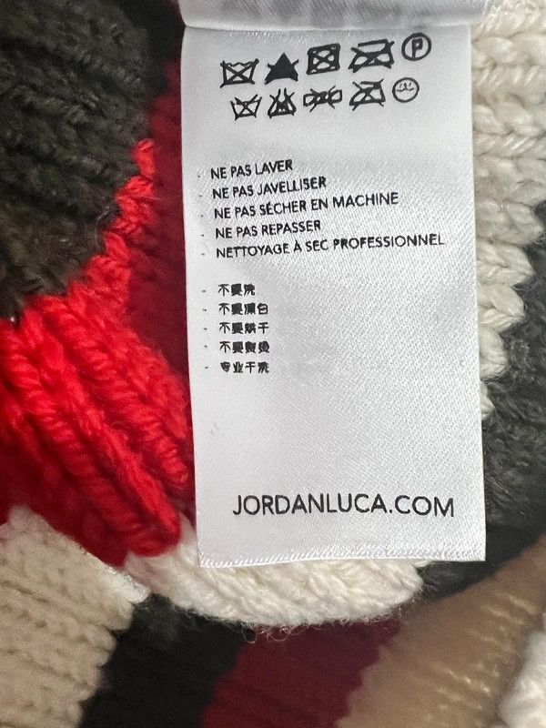 JordanLuca Oversize Striped Ladder-Stitch Turtleneck Sweater Size US S / EU 44-46 / 1 - 5 Thumbnail