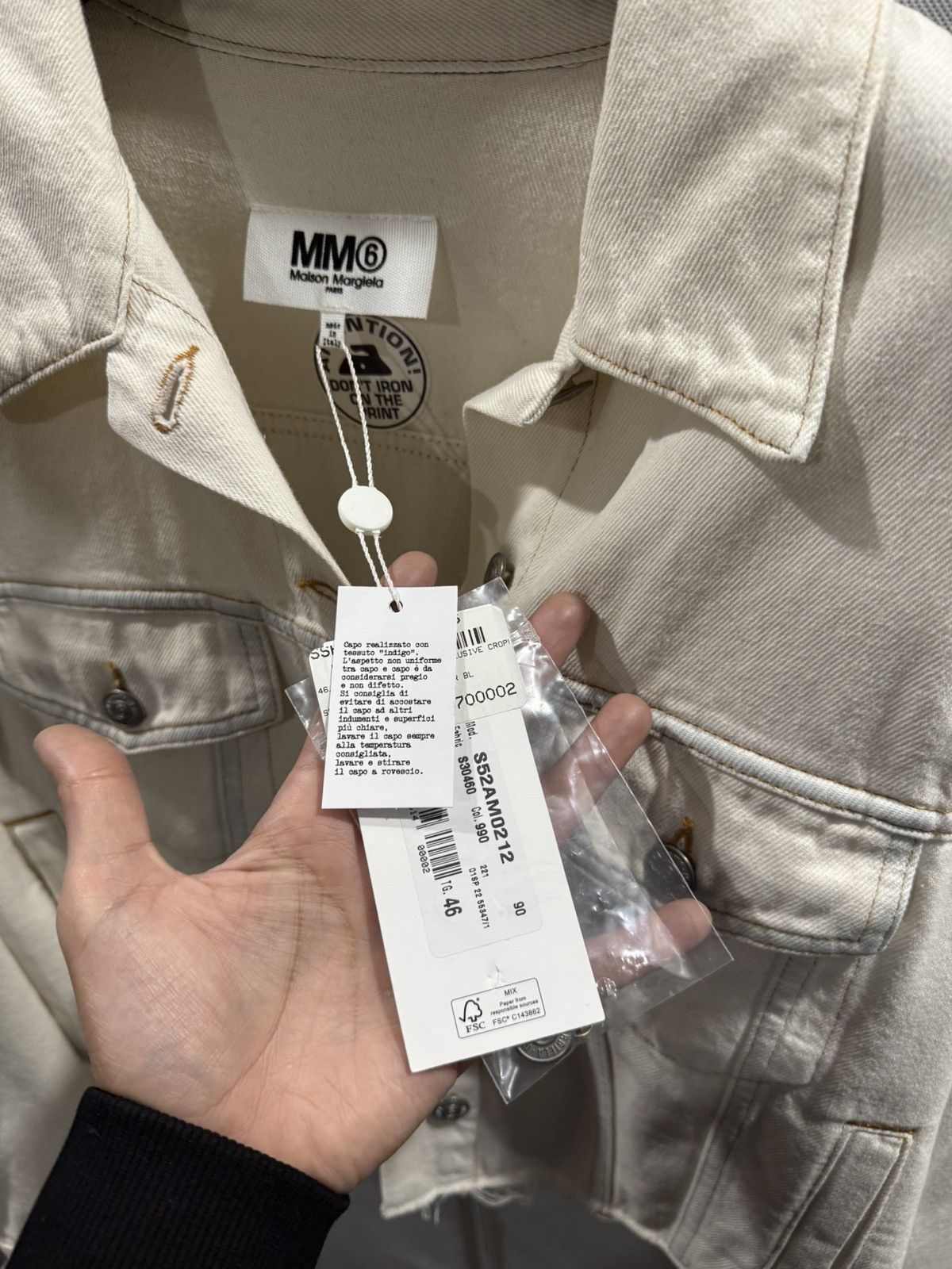 MM6 MM6 Cut off Denim Jacket Size US S / EU 44-46 / 1 - 7 Thumbnail