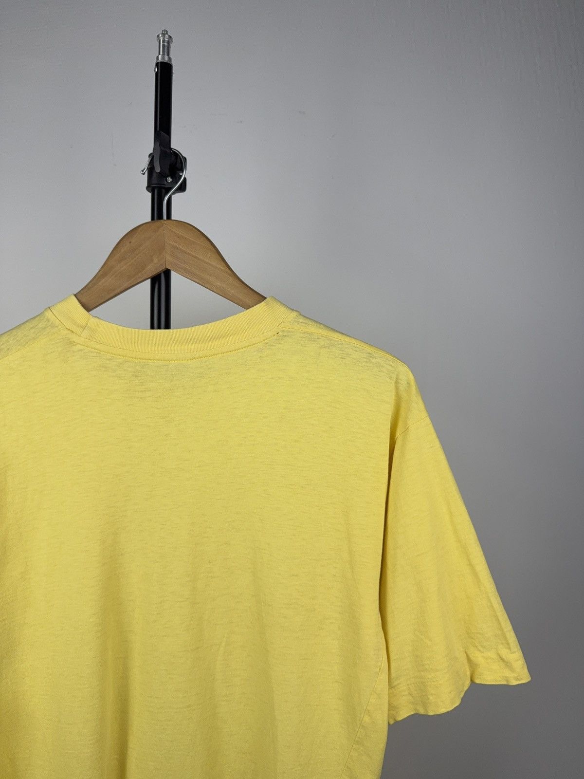 Japanese Brand × Vintage Vintage 80s Japanese style Faded Blank Basic Tee shirt Size US M / EU 48-50 / 2 - 9 Thumbnail