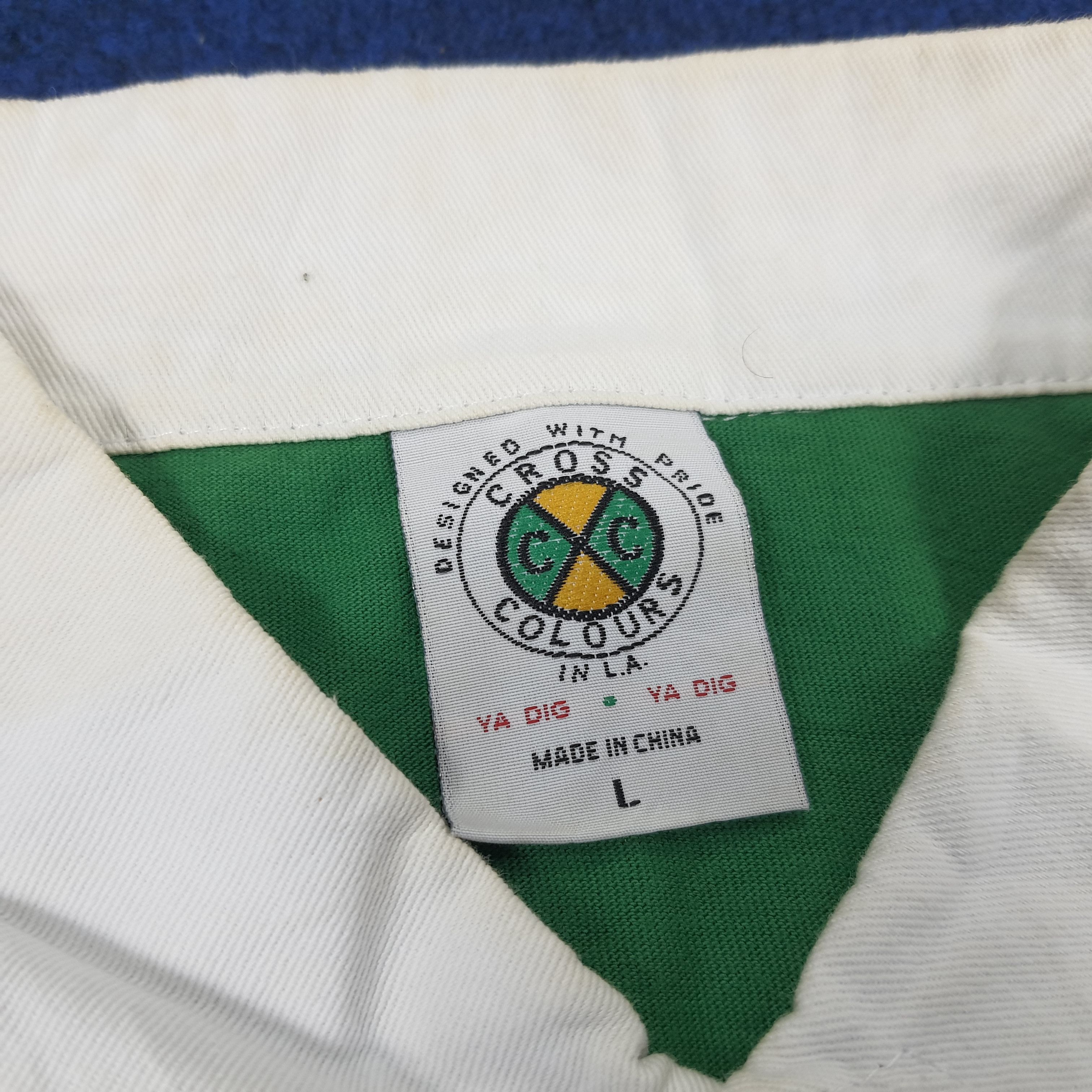 Cross Colours Vintage Cross Colours Colourfull Striped Polo Shirt Size US XL / EU 56 / 4 - 5 Thumbnail