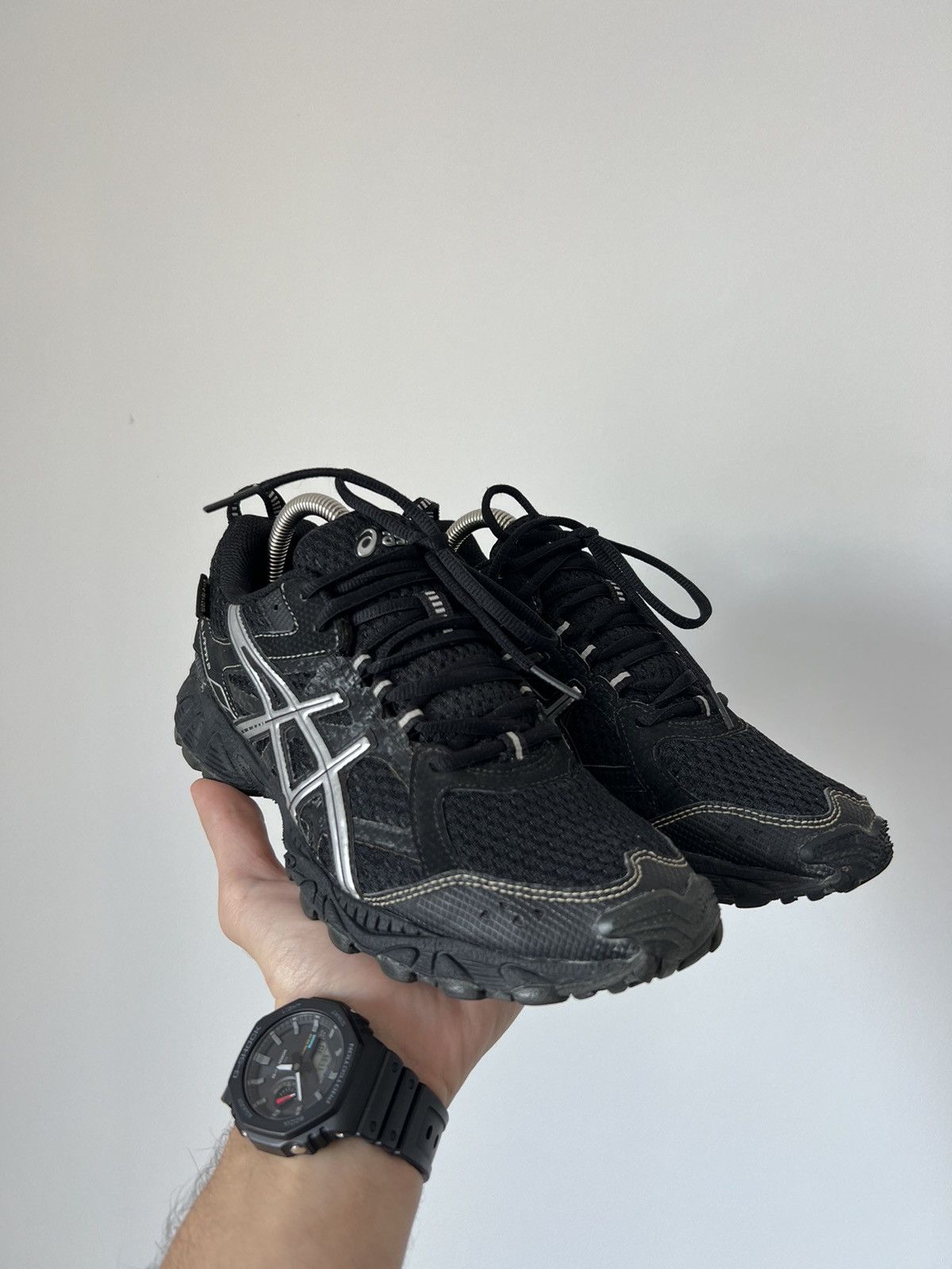 Asics × Goretex Asics Gel Trail Goretex Black Low Sneakers Hype Rare Y2k Size US 8 / EU 41 - 2 Thumbnail