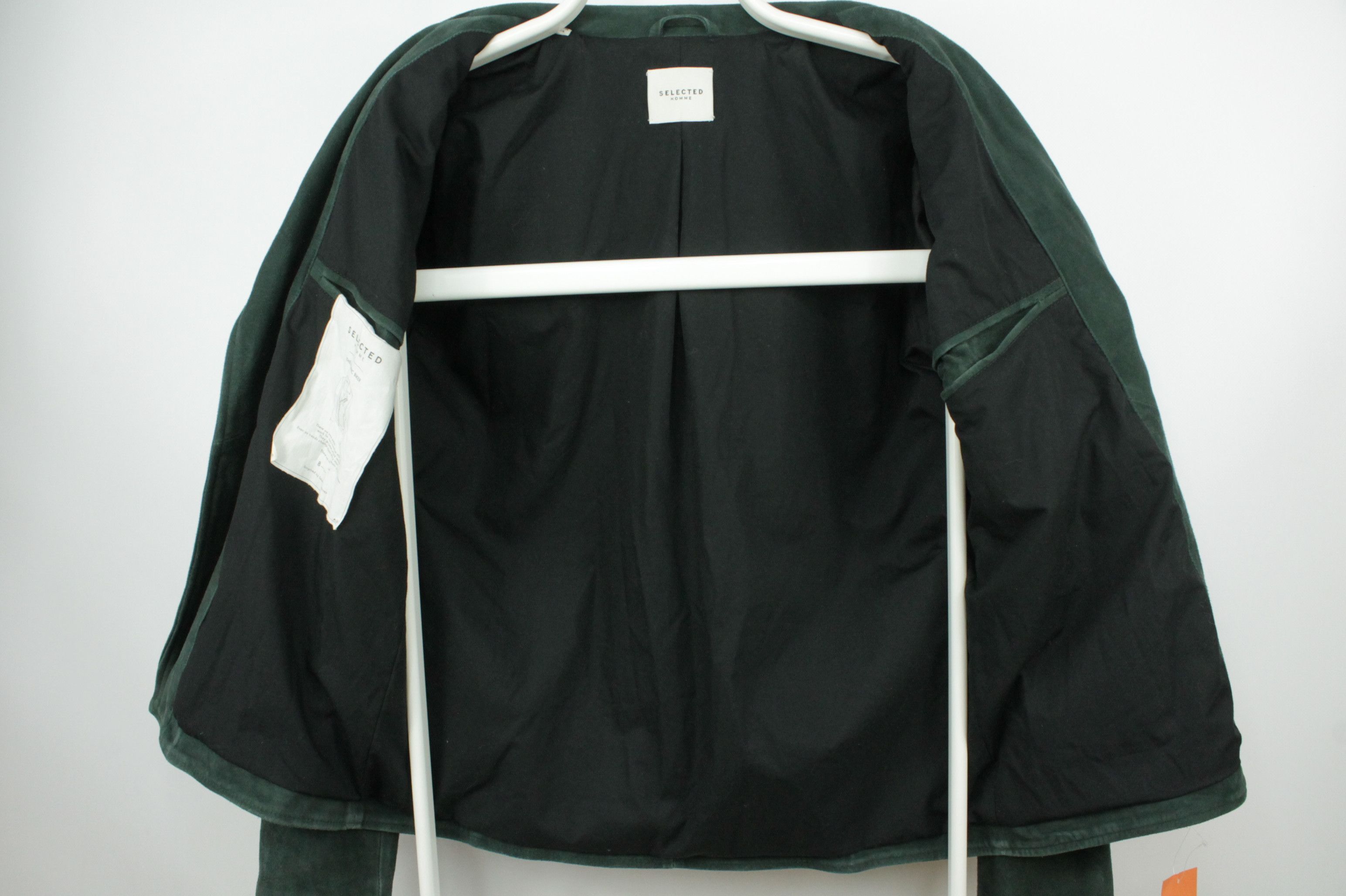 Selected Homme Selected Homme The Iconic Biker Green Suede Leather Jacket Size US L / EU 52-54 / 3 - 5 Thumbnail