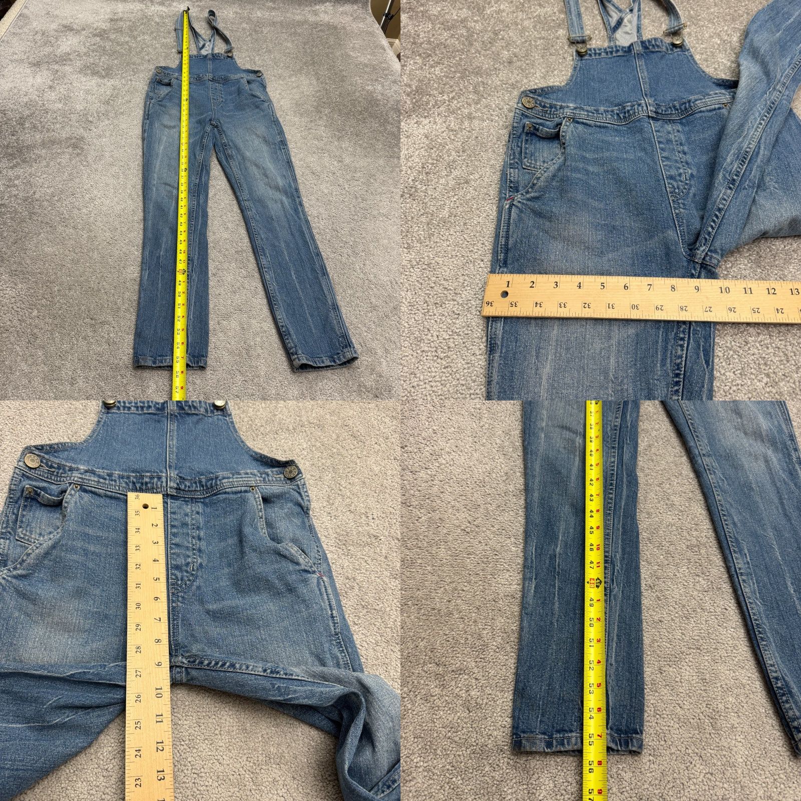 Vintage VINTAGE BDG Denim Overalls Jumper Womens 26 Blue Medium Wash Cotton Casual Size XXL / US 16-18 / IT 52-54 - 9 Thumbnail
