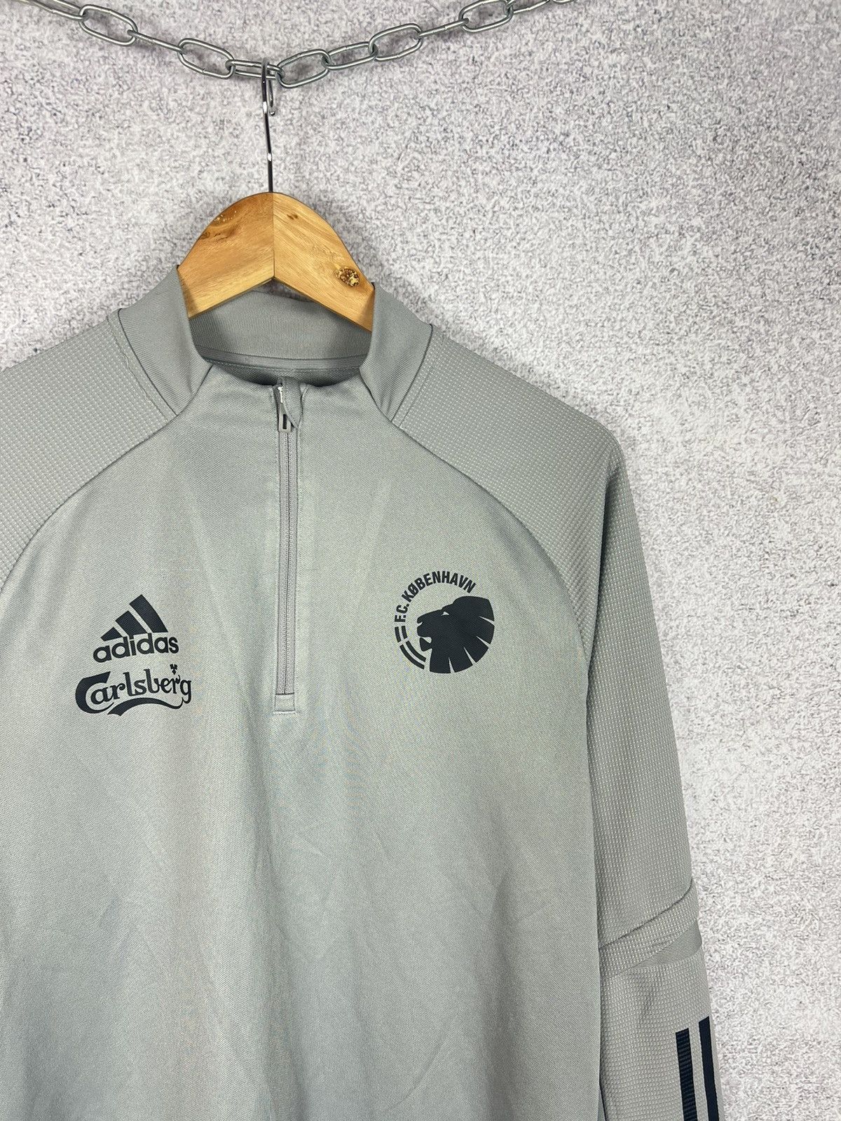 Adidas FC Copenhagen Adidas Soccer Training Jacket Football Kit Size US M / EU 48-50 / 2 - 2 Thumbnail