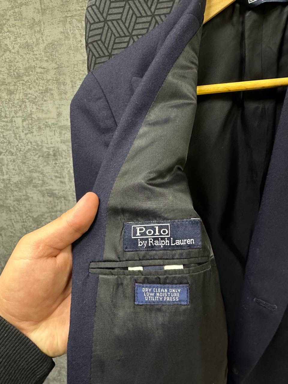 Polo Ralph Lauren × Vintage Vintage Polo Ralph Lauren Blue Womens Blazer Size M / US 6-8 / IT 42-44 - 14 Thumbnail