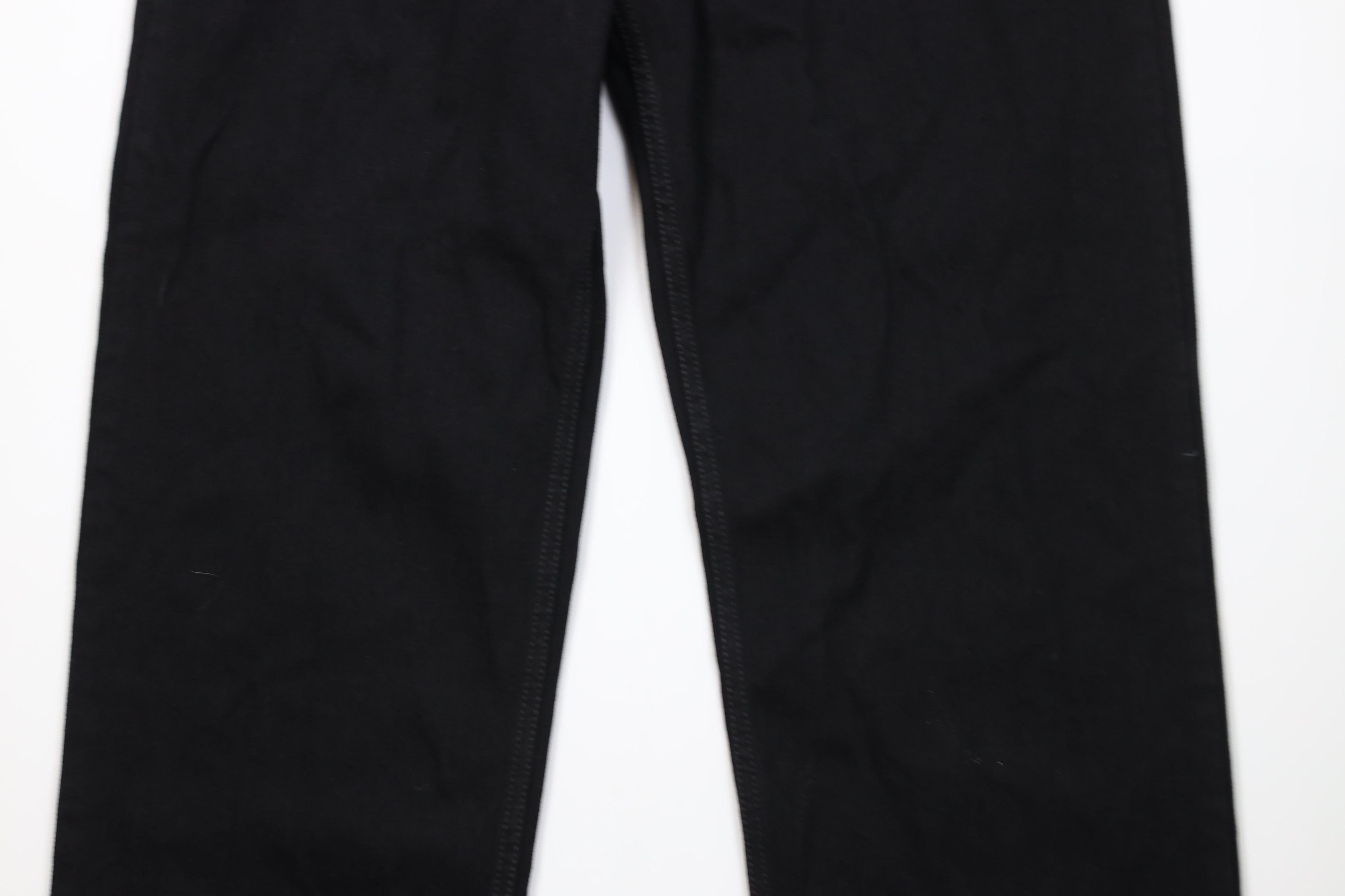 Levi's Vintage Y2K Levis 550 Relaxed Fit Denim Jeans Black Cotton Size US 36 / EU 52 - 3 Thumbnail
