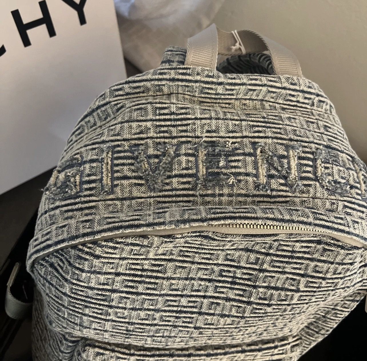 Givenchy Givenchy 4G Denim Backpack Size ONE SIZE - 3 Thumbnail